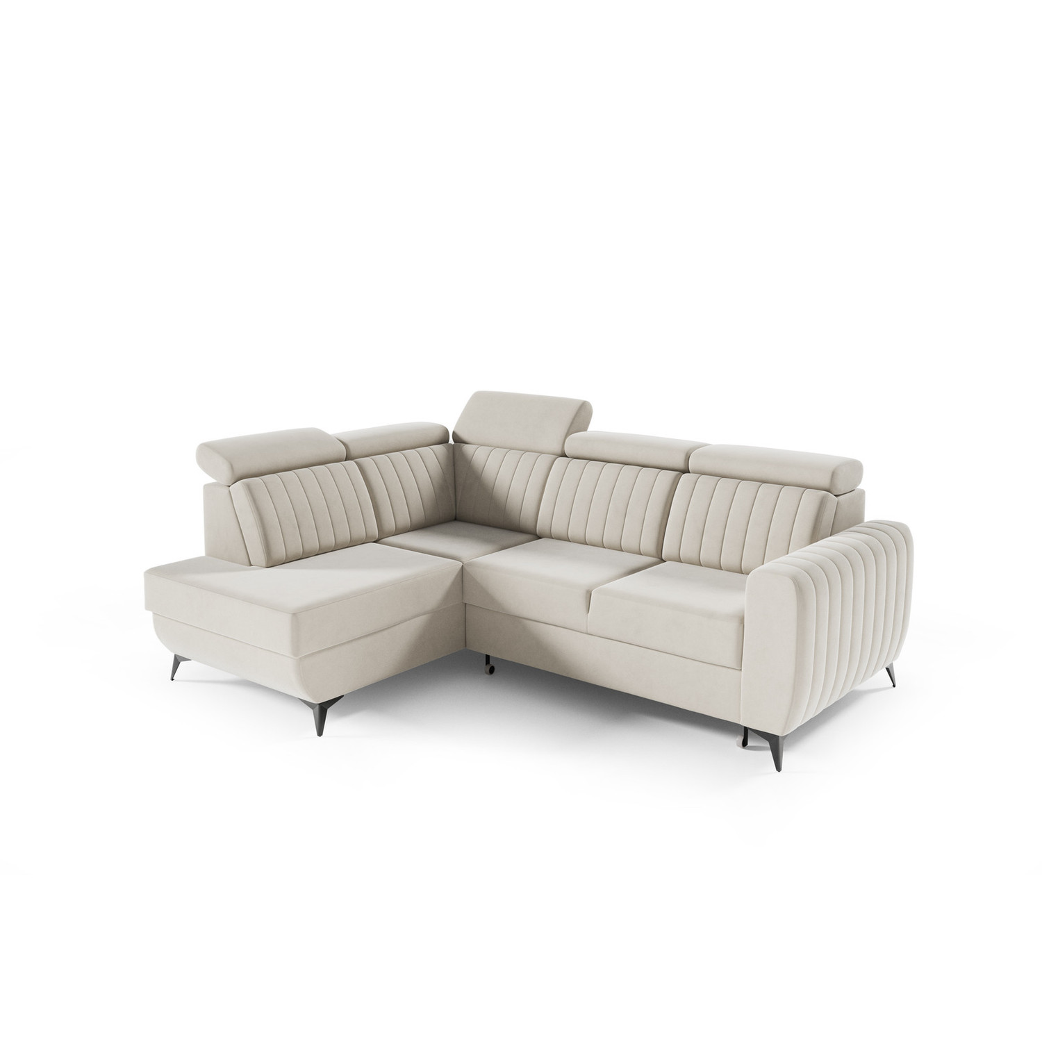Rohová sedací souprava COSTA II - Fantasy Velvet 311 — fotka 3