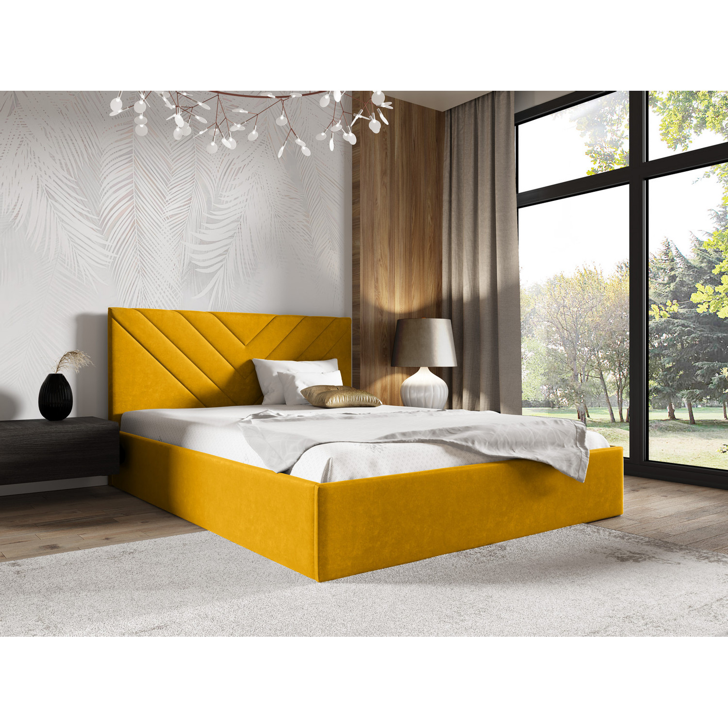 Postel LUCY 3 180x200 cm Tmavě — fotka 2