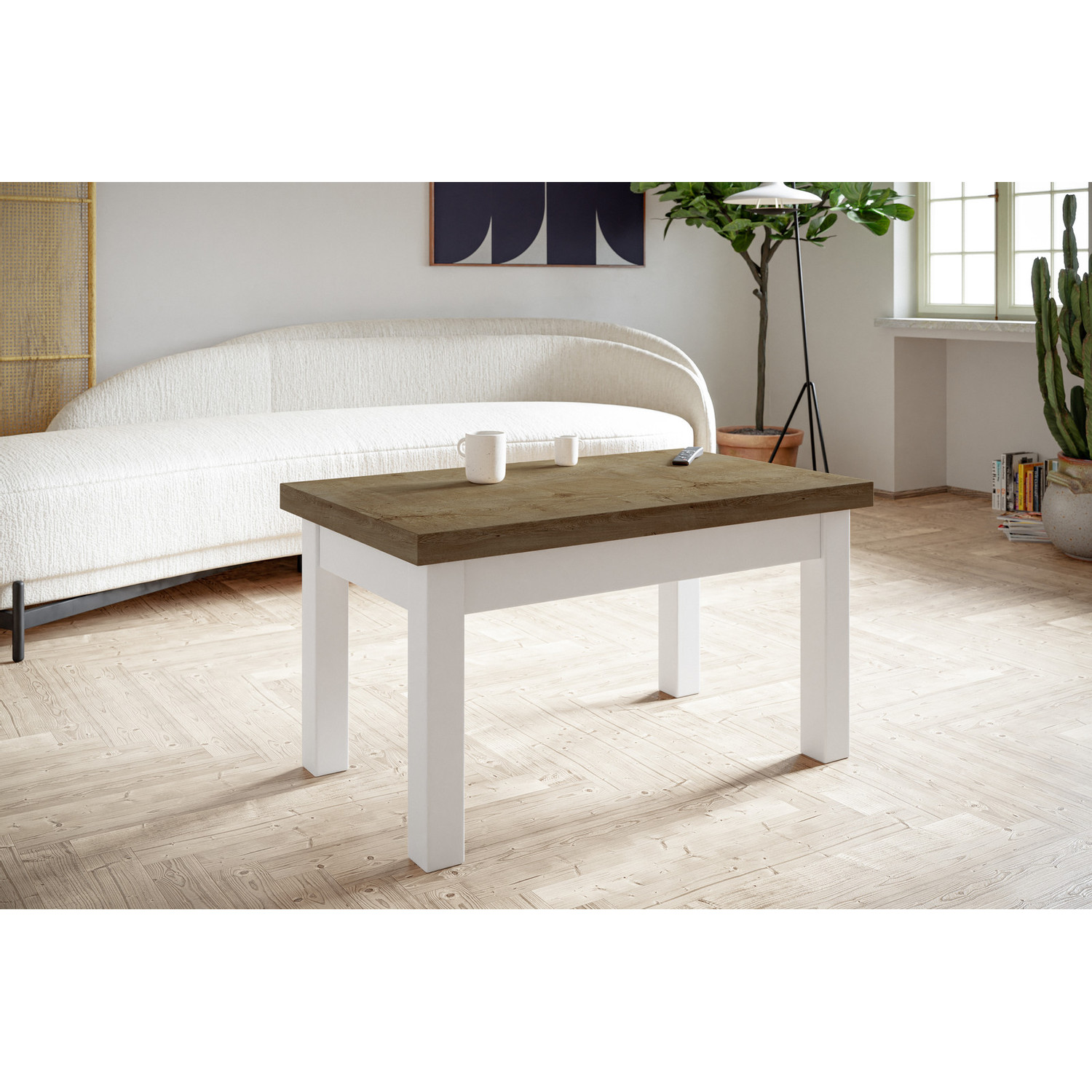 Konferenční stolek Classic 120x70 cm Dub craft Černá — fotka 2