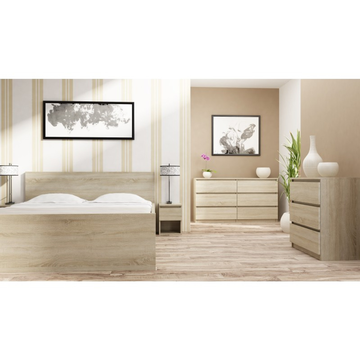 Komoda Malva 6 zásuvek 140 — fotka 4