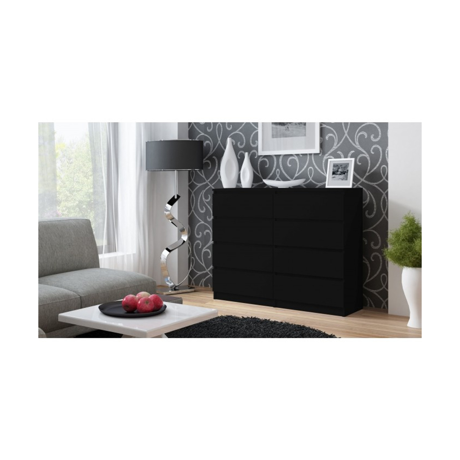Komoda Malva 8 zásuvek 120 — fotka 4