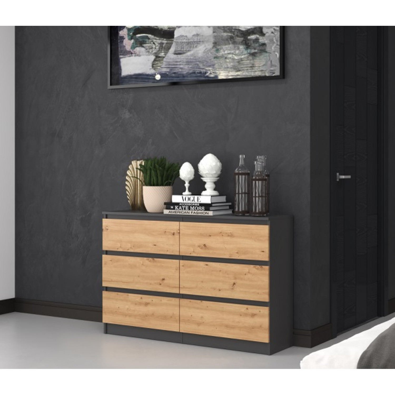 Komoda Malva 6 zásuvek 140 — fotka 6