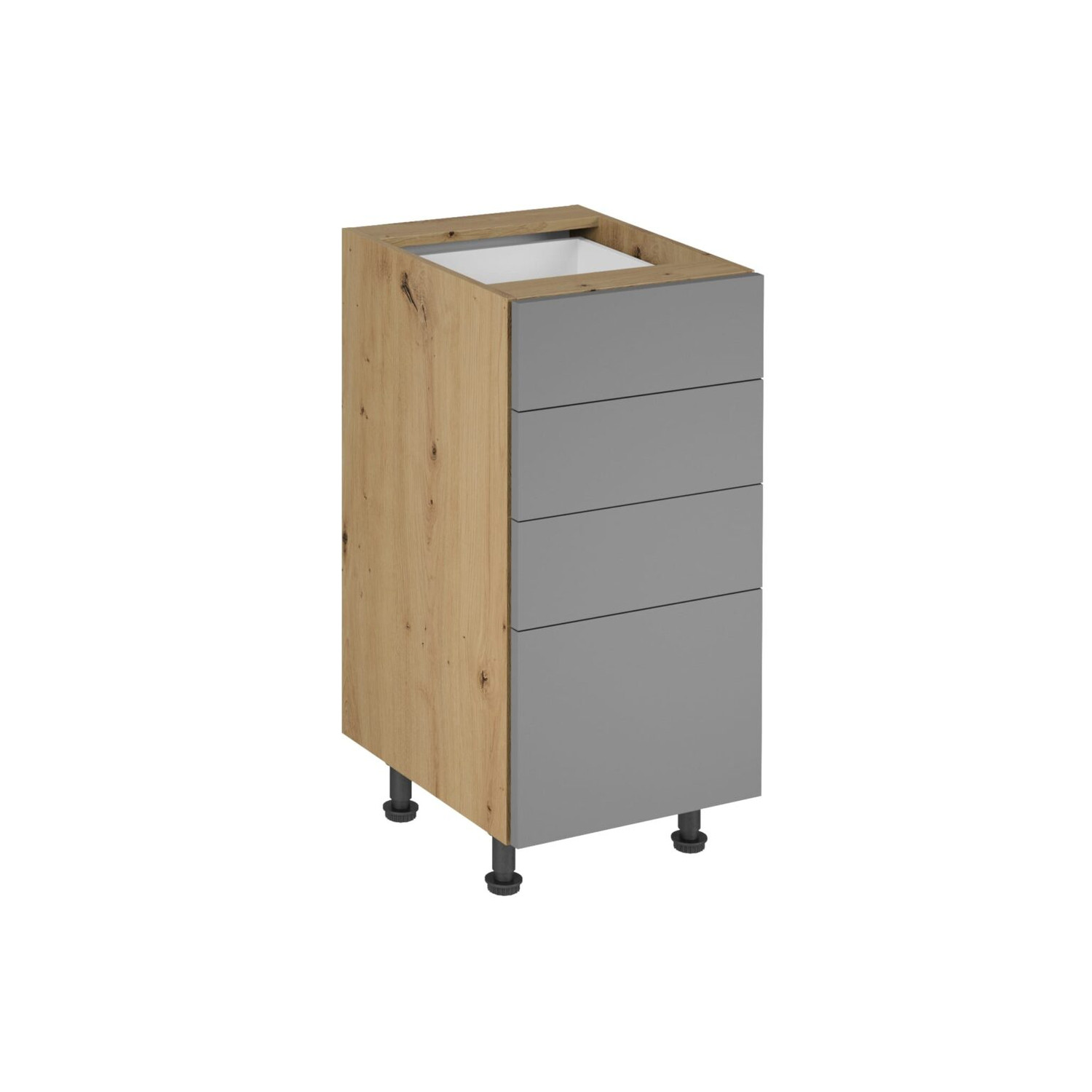 Kuchyňská skříňka LANGEN D40S4 Dub — fotka 3