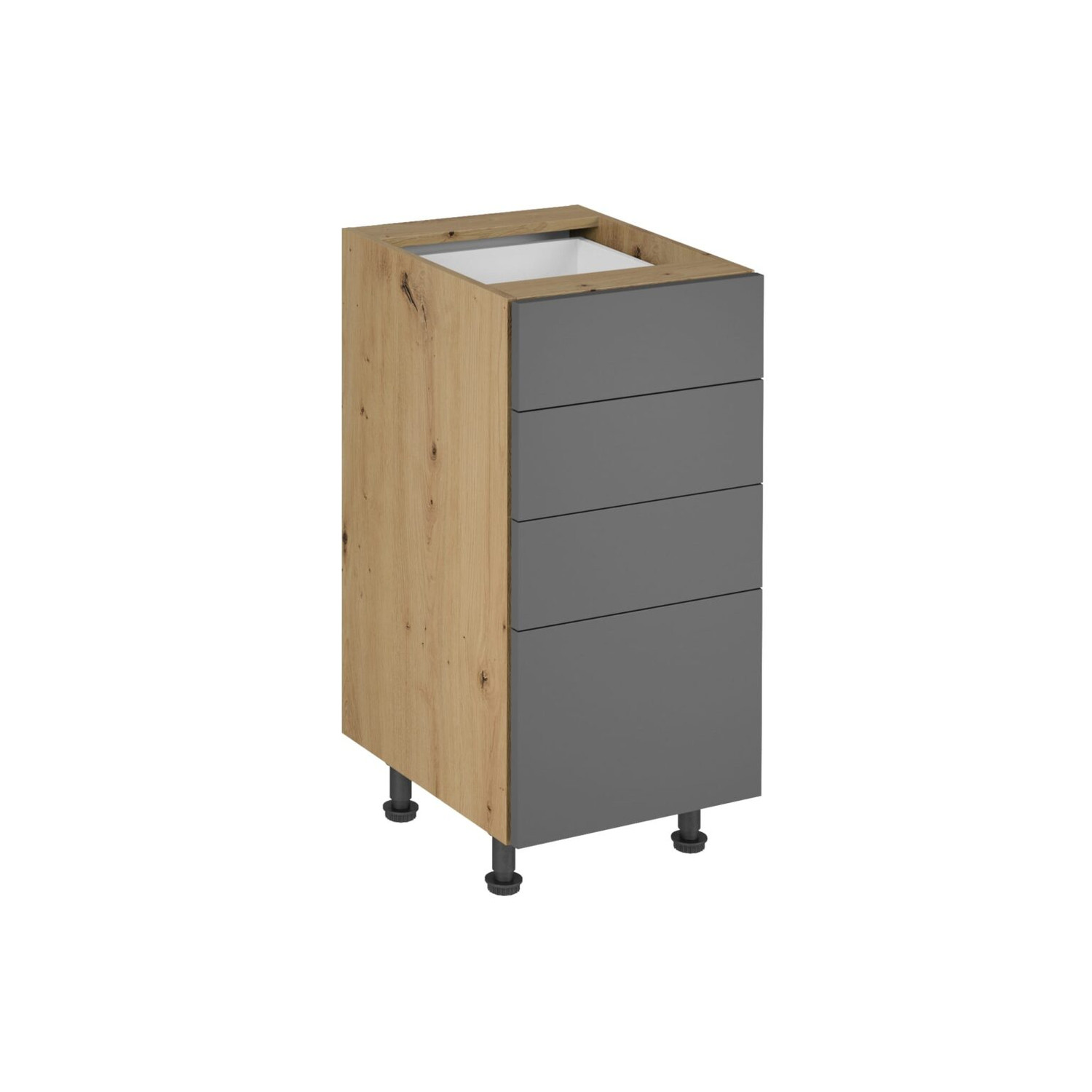 Kuchyňská skříňka LANGEN D40S4 Dub — fotka 2