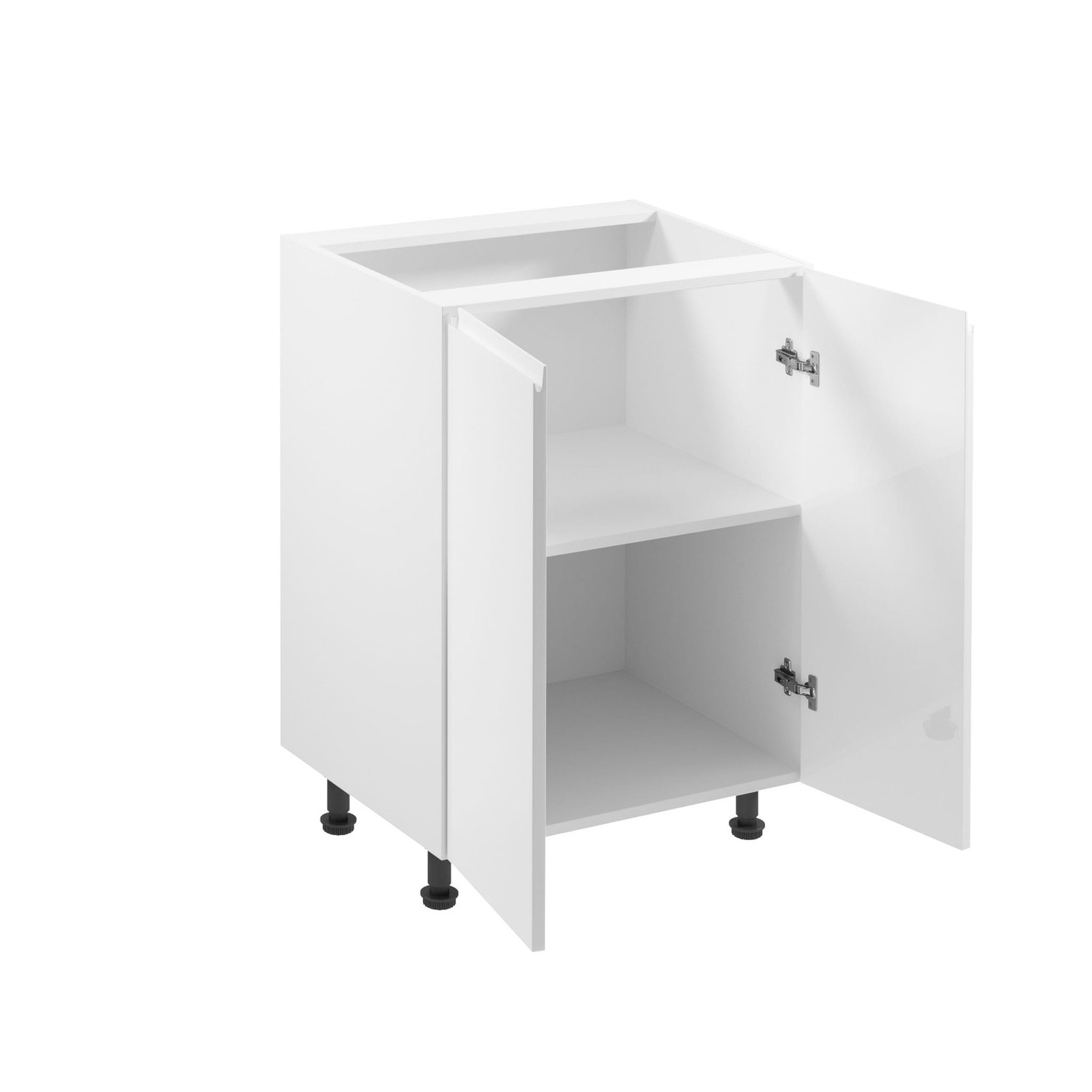 Kuchyňská skříňka ASPEN D60 - bílá/bílá — fotka 2