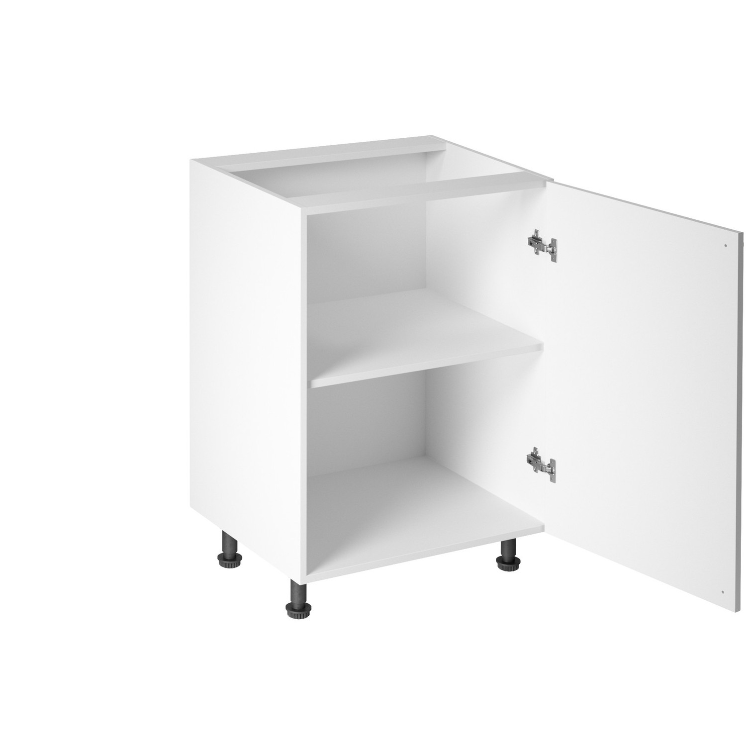 Kuchyňská skříňka LINEA D60-P/L Bílá — fotka 2
