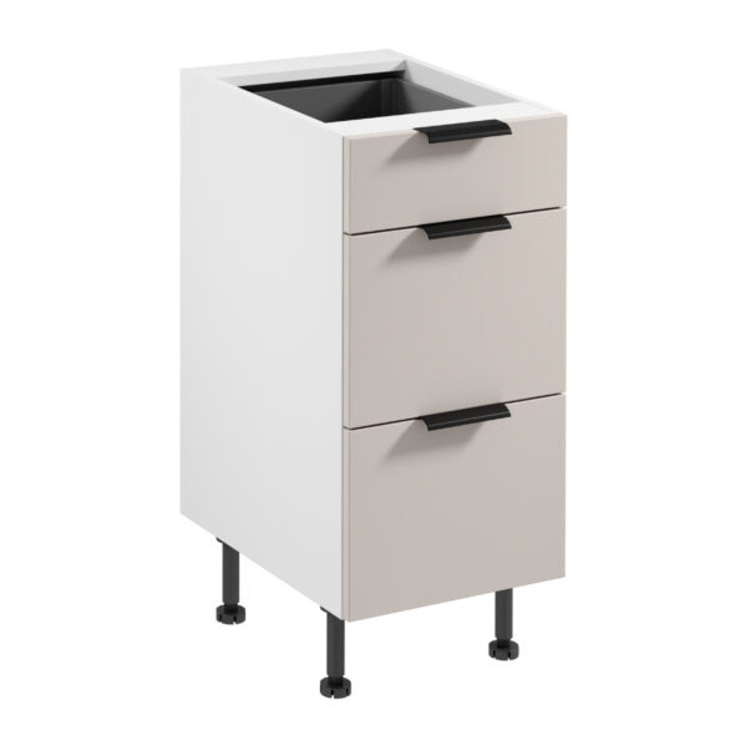 Kuchyňská skříňka SORENTO D40S3 - P/L AX - bílá — fotka 3