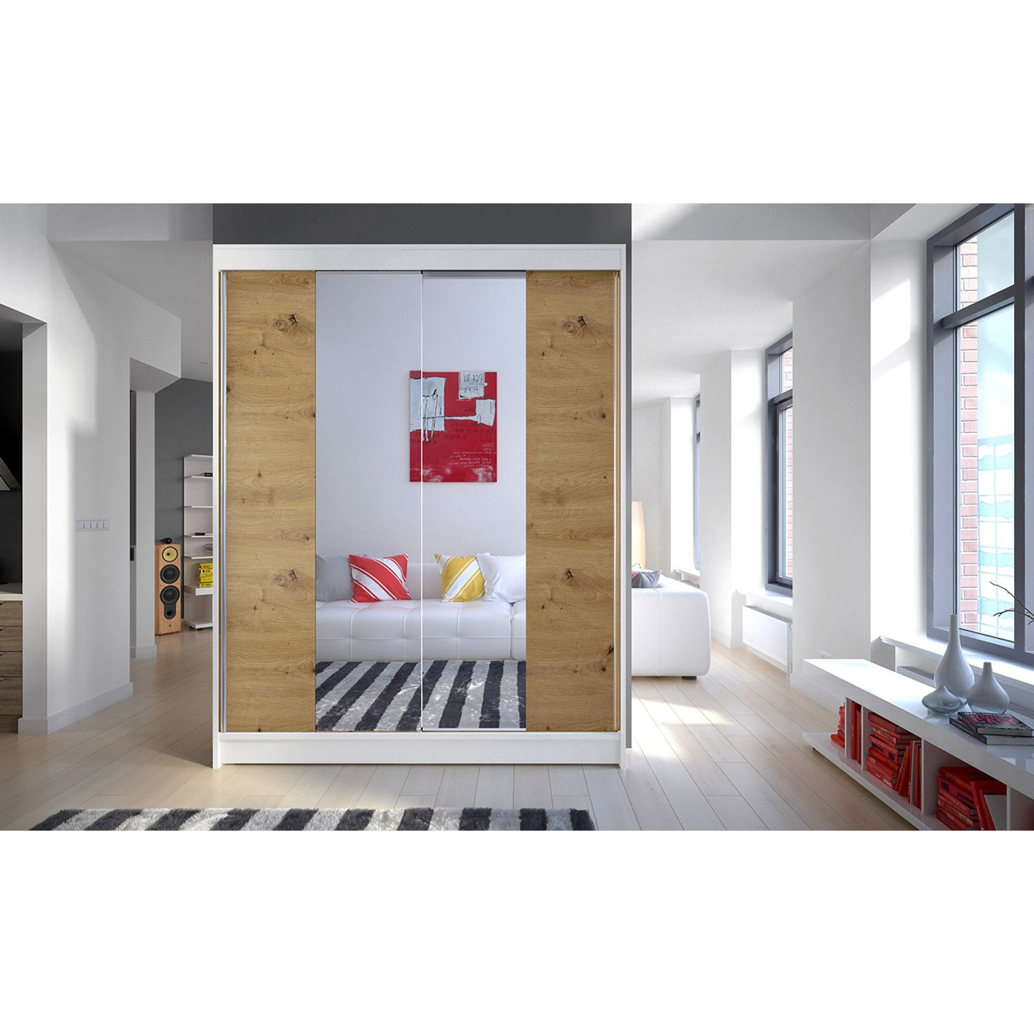 Šatní skříň CAMINO II šířka 150 cm — fotka 3