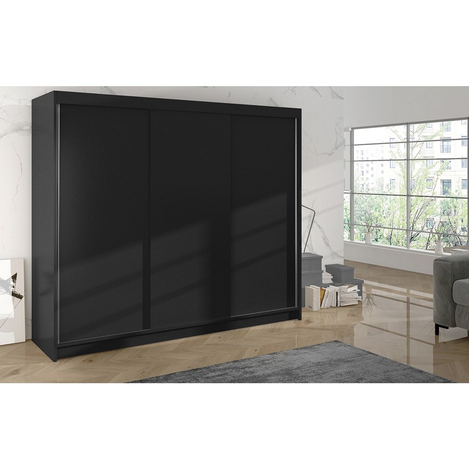 Šatní skříň DERBY II - 200 cm — fotka 6