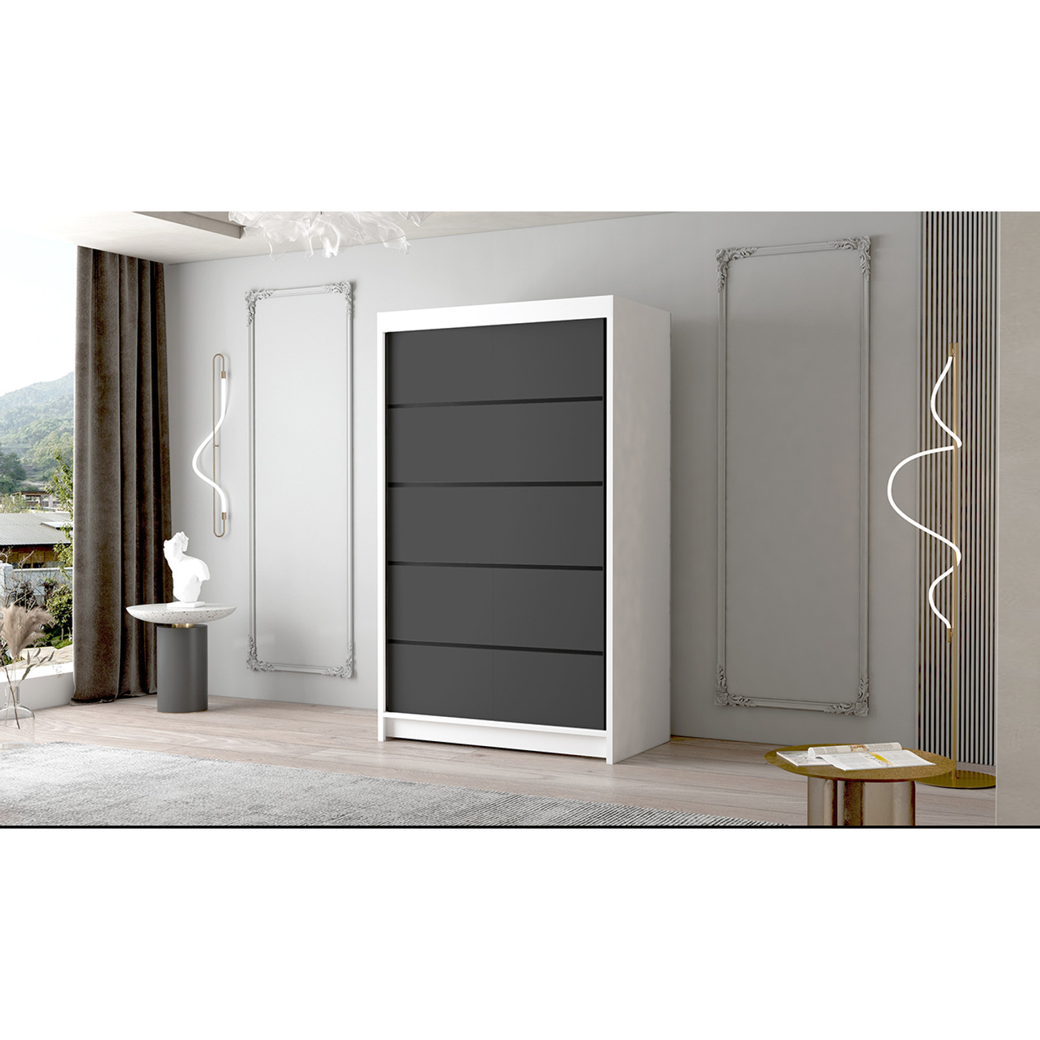Velká šatní skříň FADO IV 120 cm — fotka 4