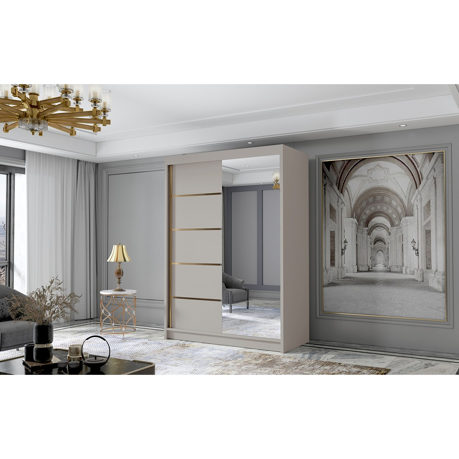 Šatní skříň LUNGO III 120 cm — fotka 2