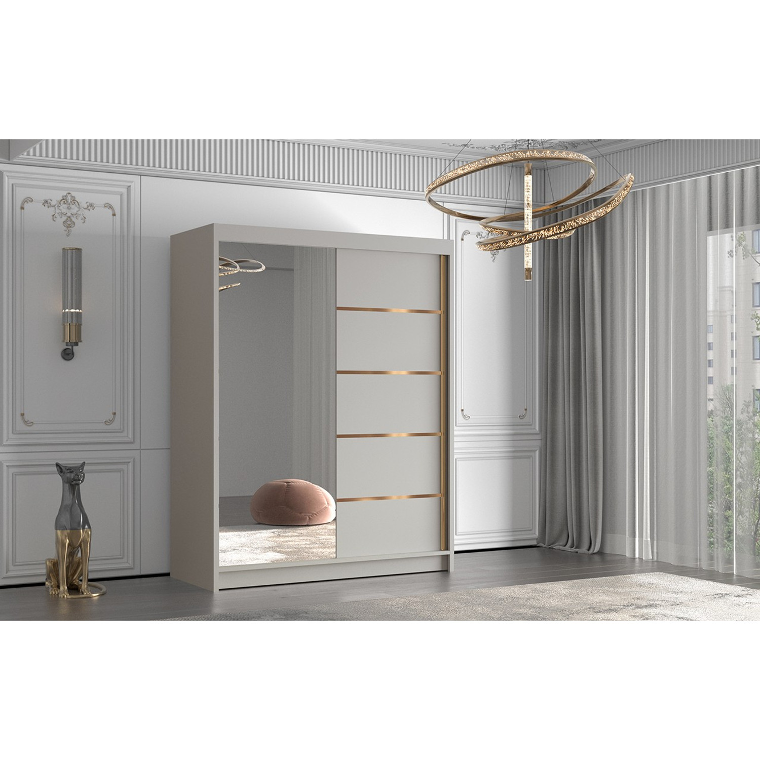 Šatní skříň FLAVIO III 150 cm — fotka 2