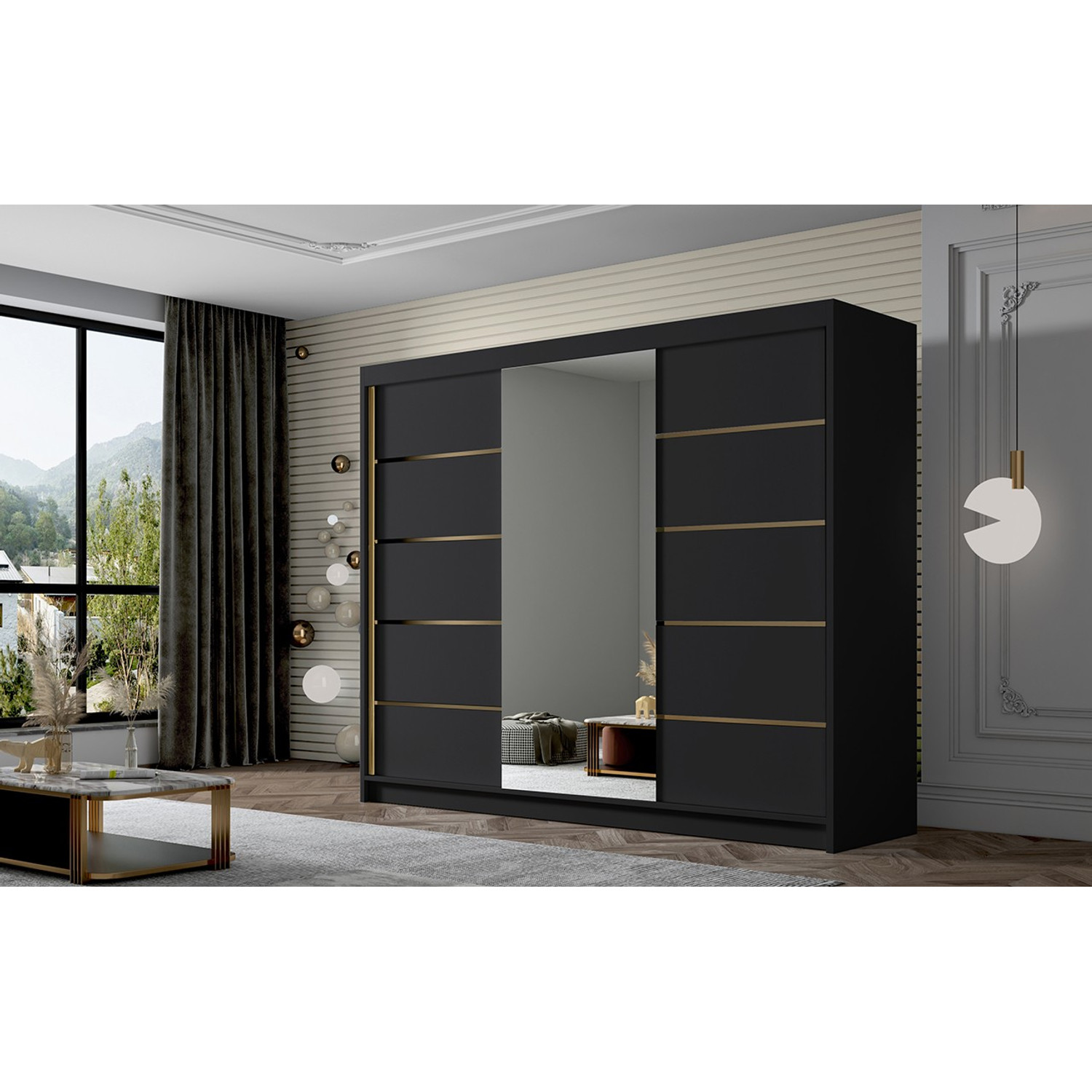 Šatní skříň AMBER VI 250 cm — fotka 6