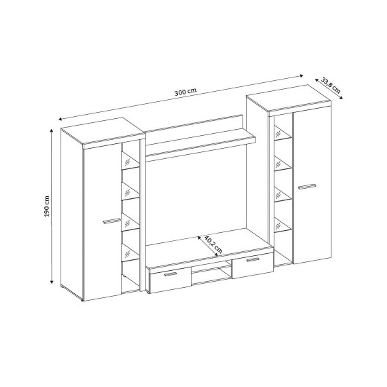 Obývací stěna OLIMP XL — fotka 6