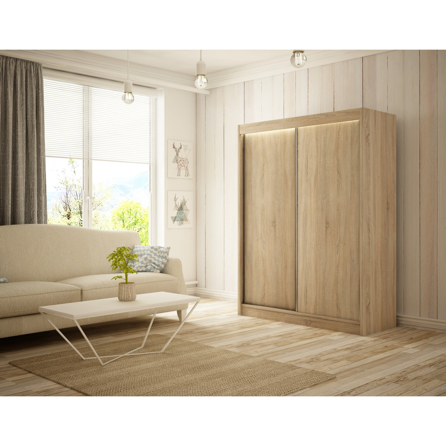 Kvalitní Šatní Skříň Bergo 120 cm — fotka 3