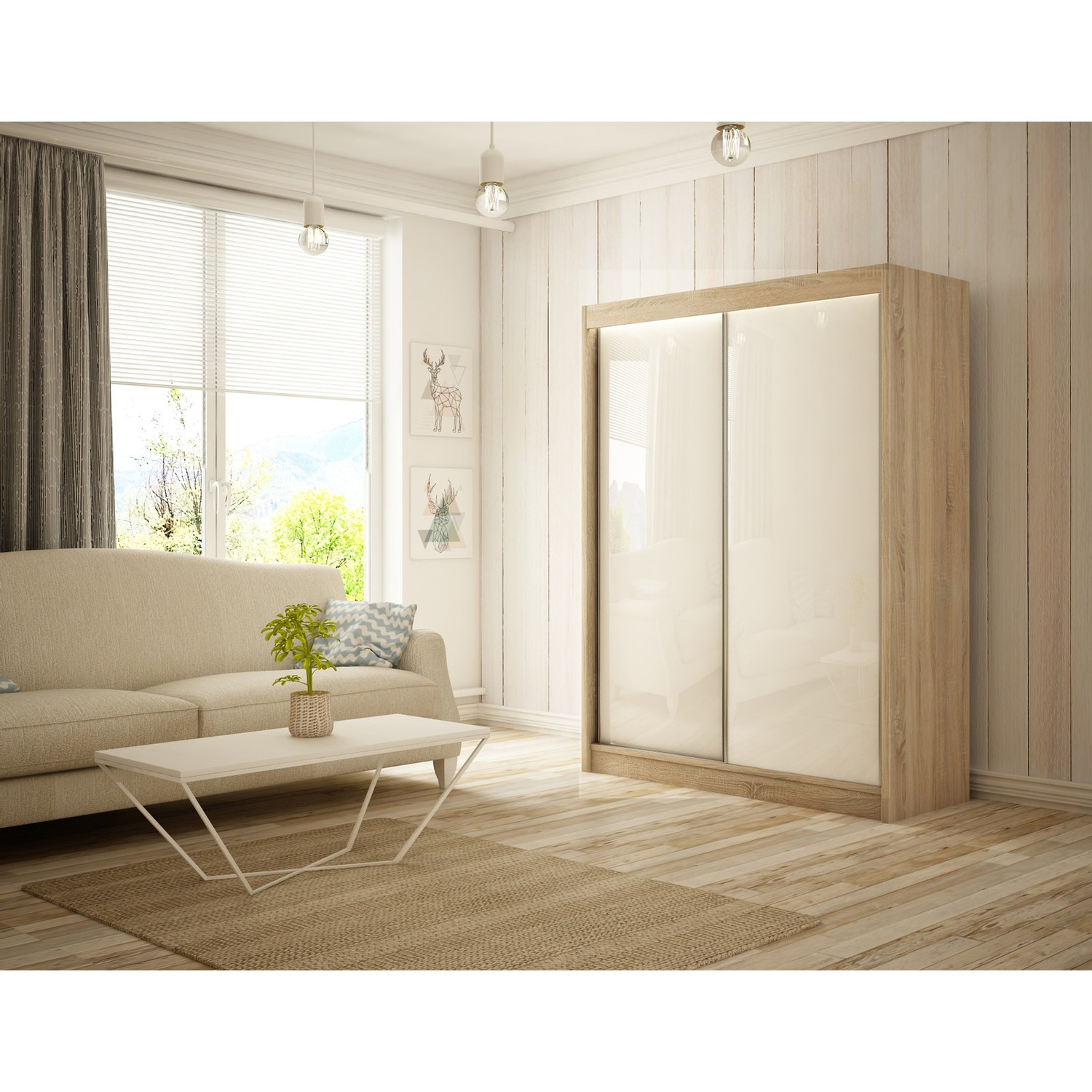 Kvalitní Šatní Skříň Peak 120 cm — fotka 4