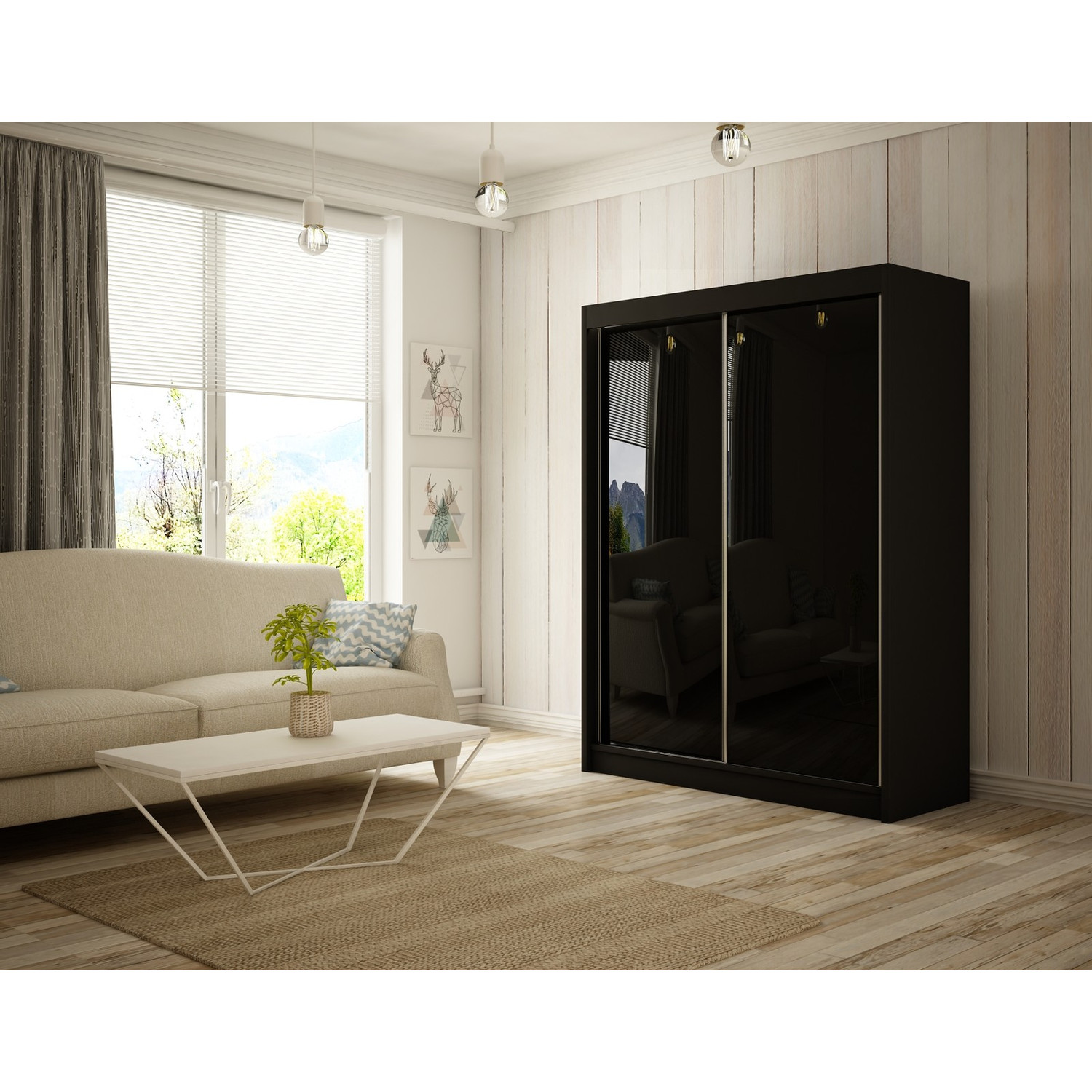 Kvalitní Šatní Skříň Peak 150 cm — fotka 4