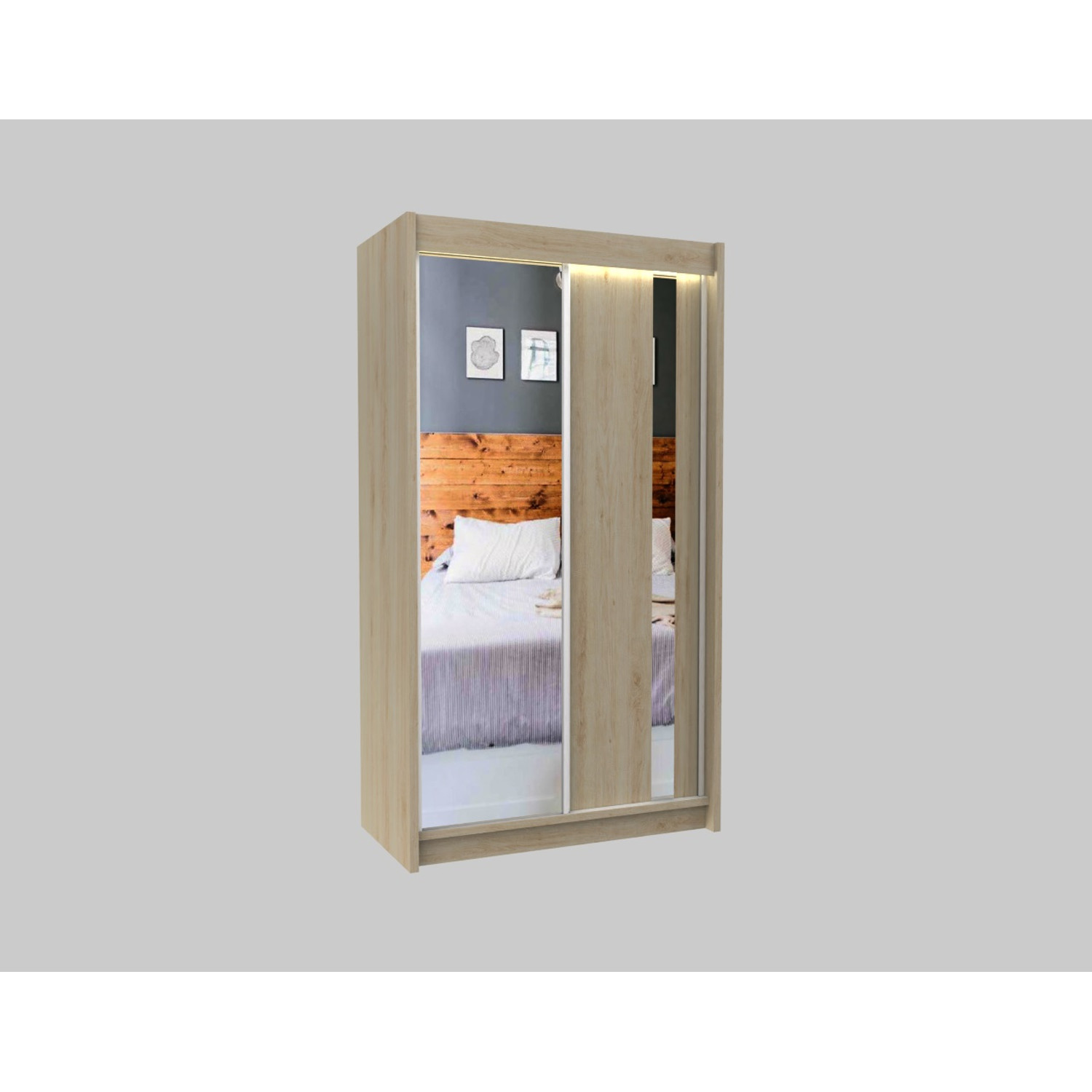 Kvalitní Šatní Skříň Gracja 120 cm — fotka 3
