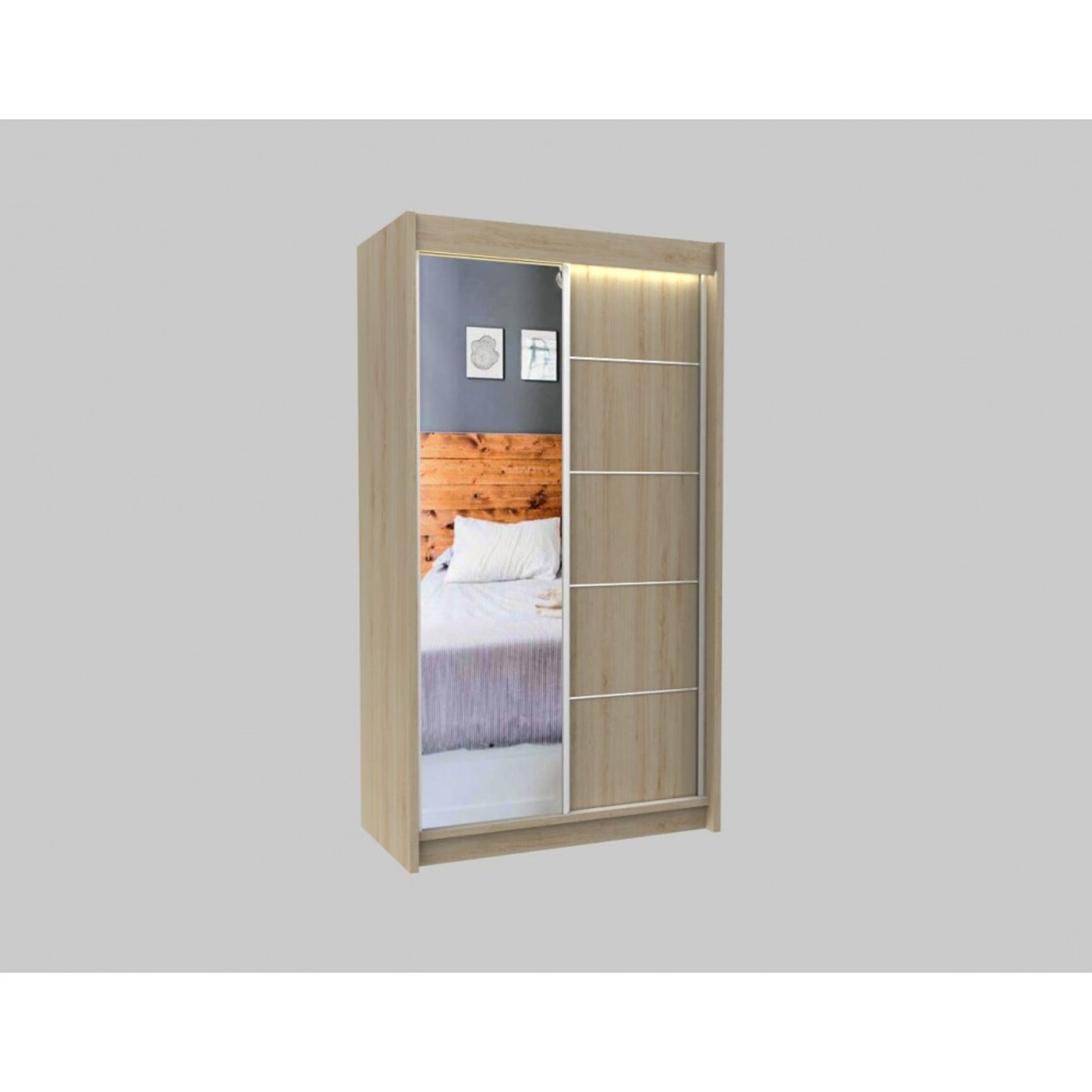 Kvalitní Šatní Skříň Makira 120 cm — fotka 2