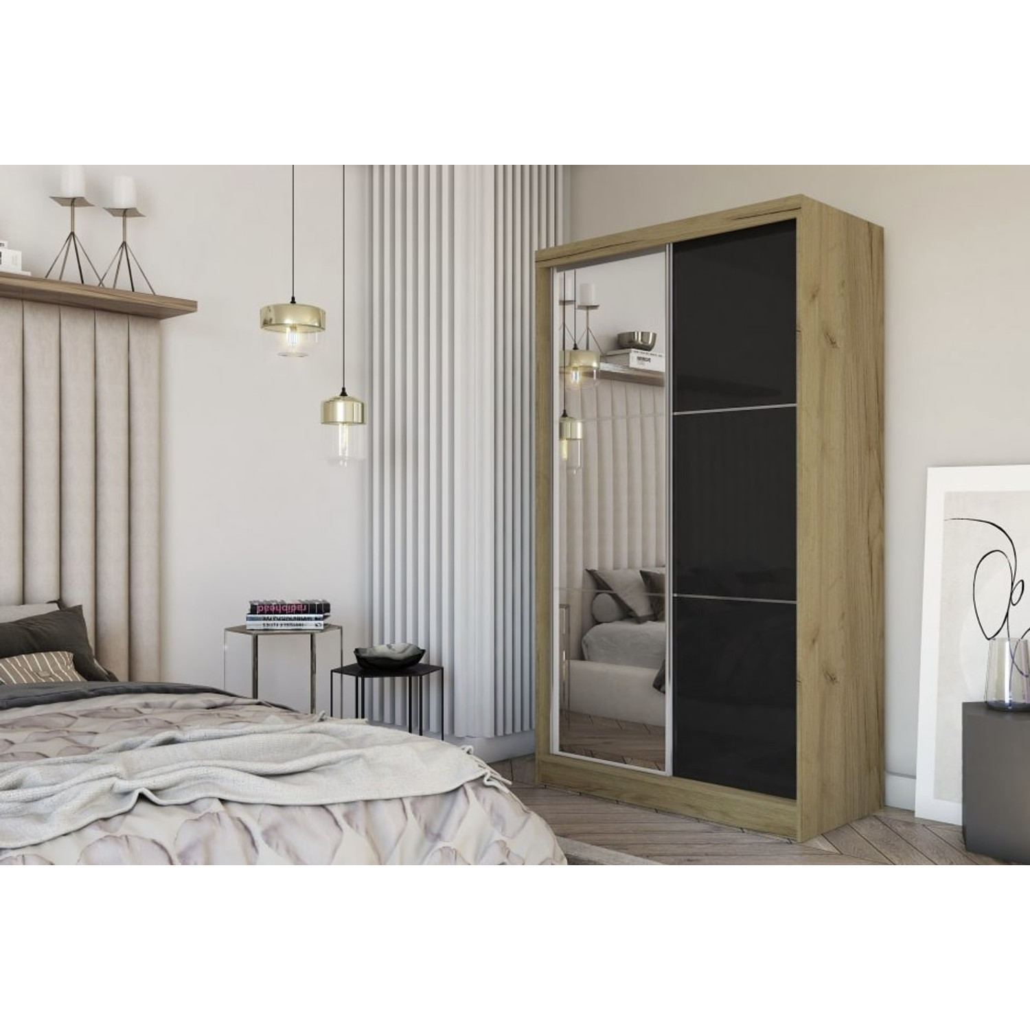 Kvalitní Šatní Skříň Viviana 120 cm — fotka 4