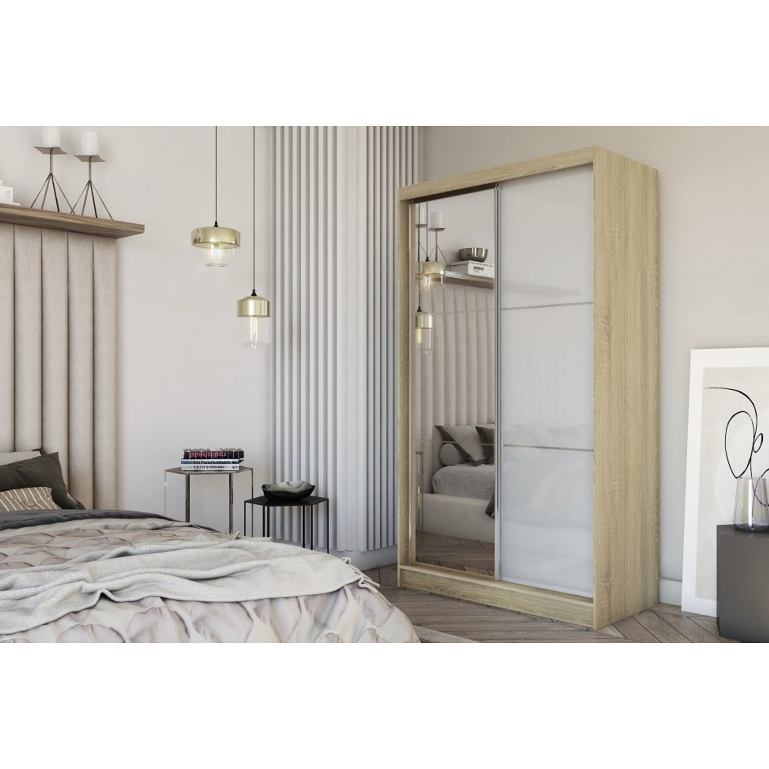 Kvalitní Šatní Skříň Viviana 120 cm — fotka 5