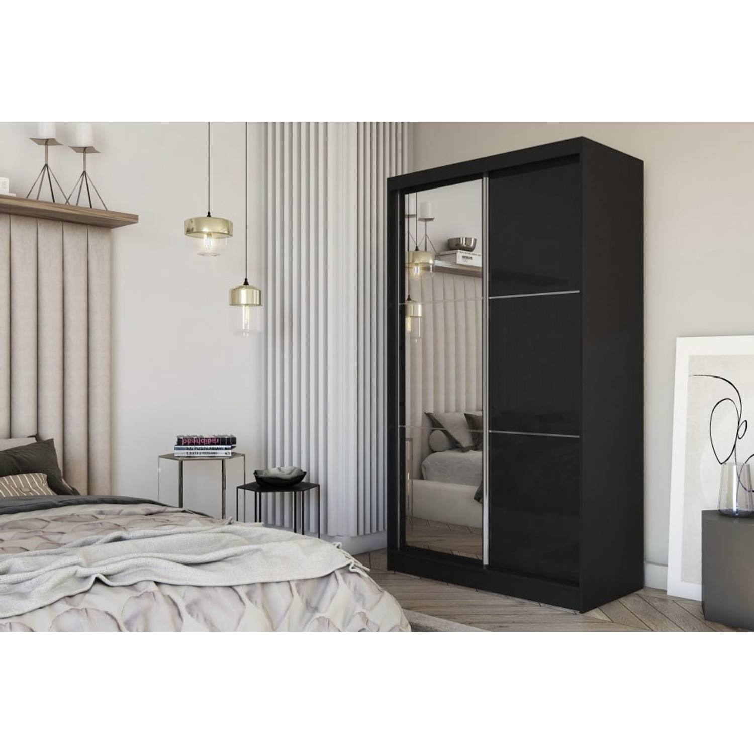 Kvalitní Šatní Skříň Viviana 150 cm — fotka 3