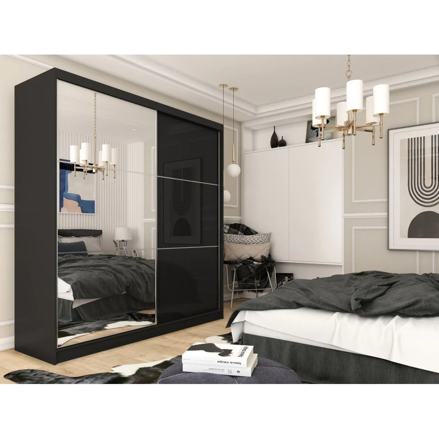 Kvalitní Šatní Skříň Viviana 200 cm — fotka 3