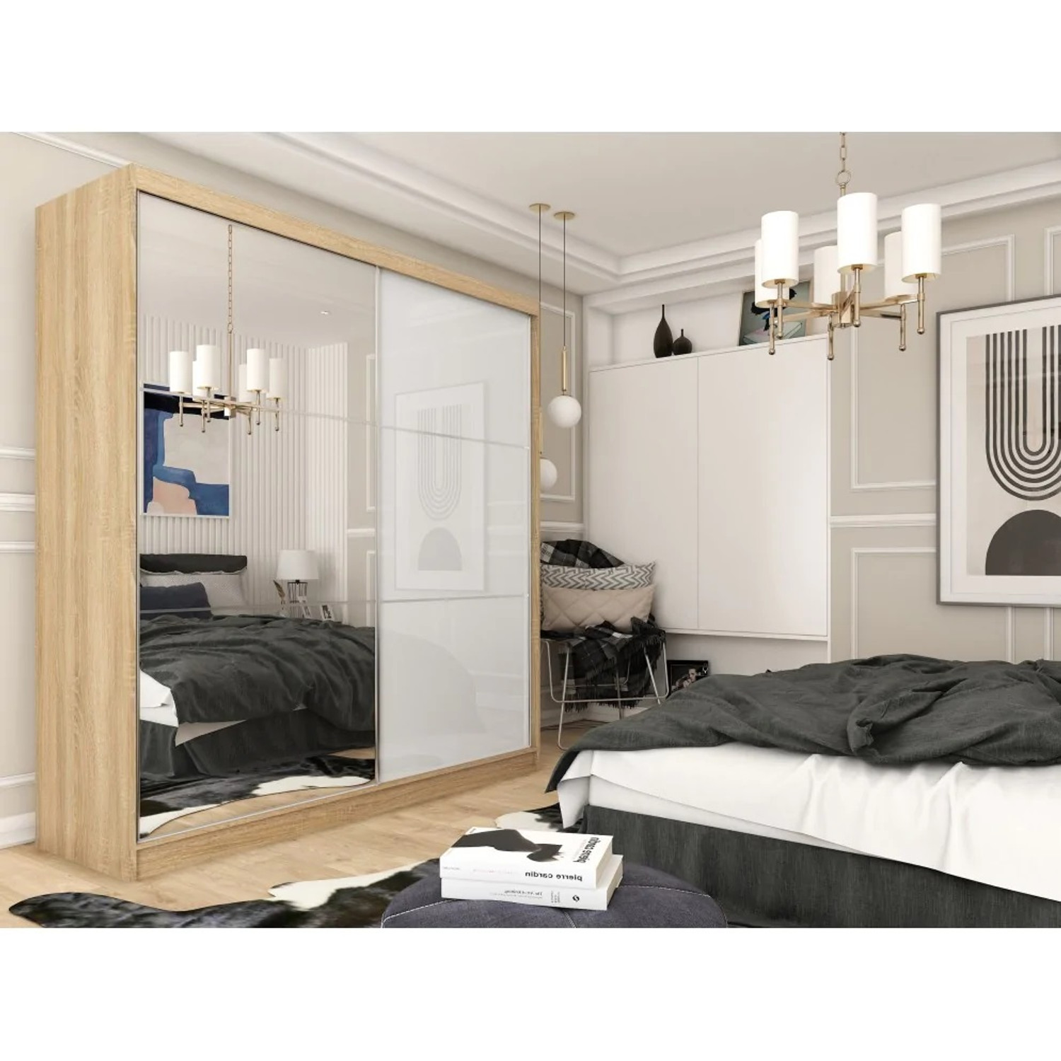 Kvalitní Šatní Skříň Viviana 200 cm — fotka 2