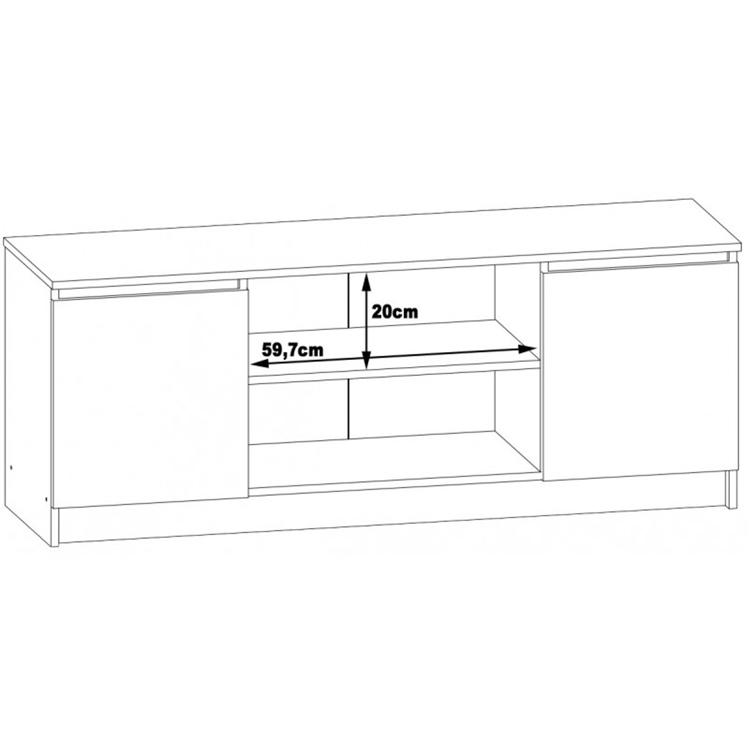 TV stolek RTV K140 — fotka 3