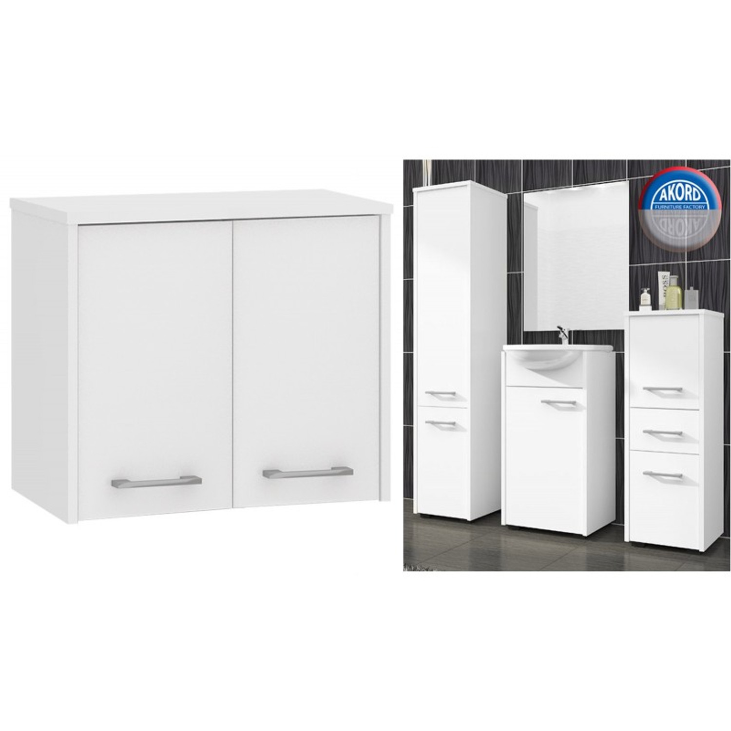 Koupelnová skříňka W 60cm FIN 2D — fotka 3