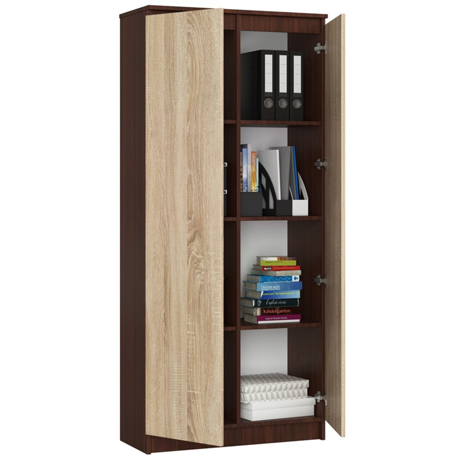 Regál R 80 cm CLP 2 dvířka 8 poliček — fotka 6