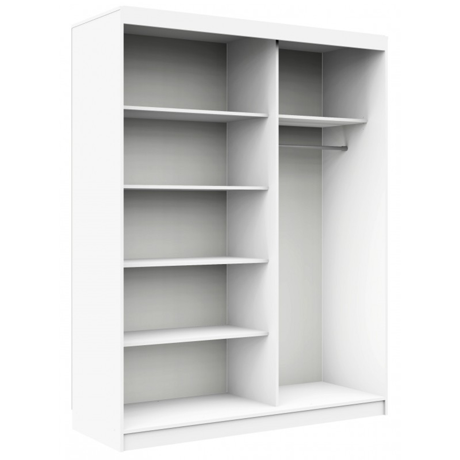 Šatní skříň posuvná 150 cm CLP MONO — fotka 4