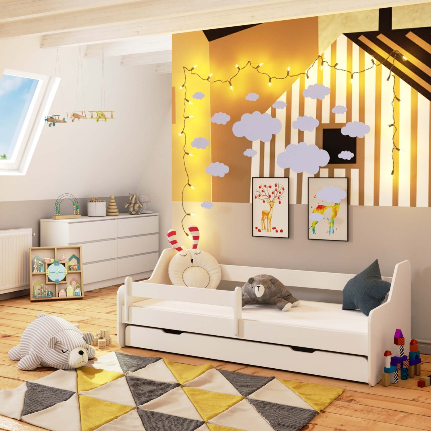 Dětská postel ACTIV 180x80 cm - bílá — fotka 4