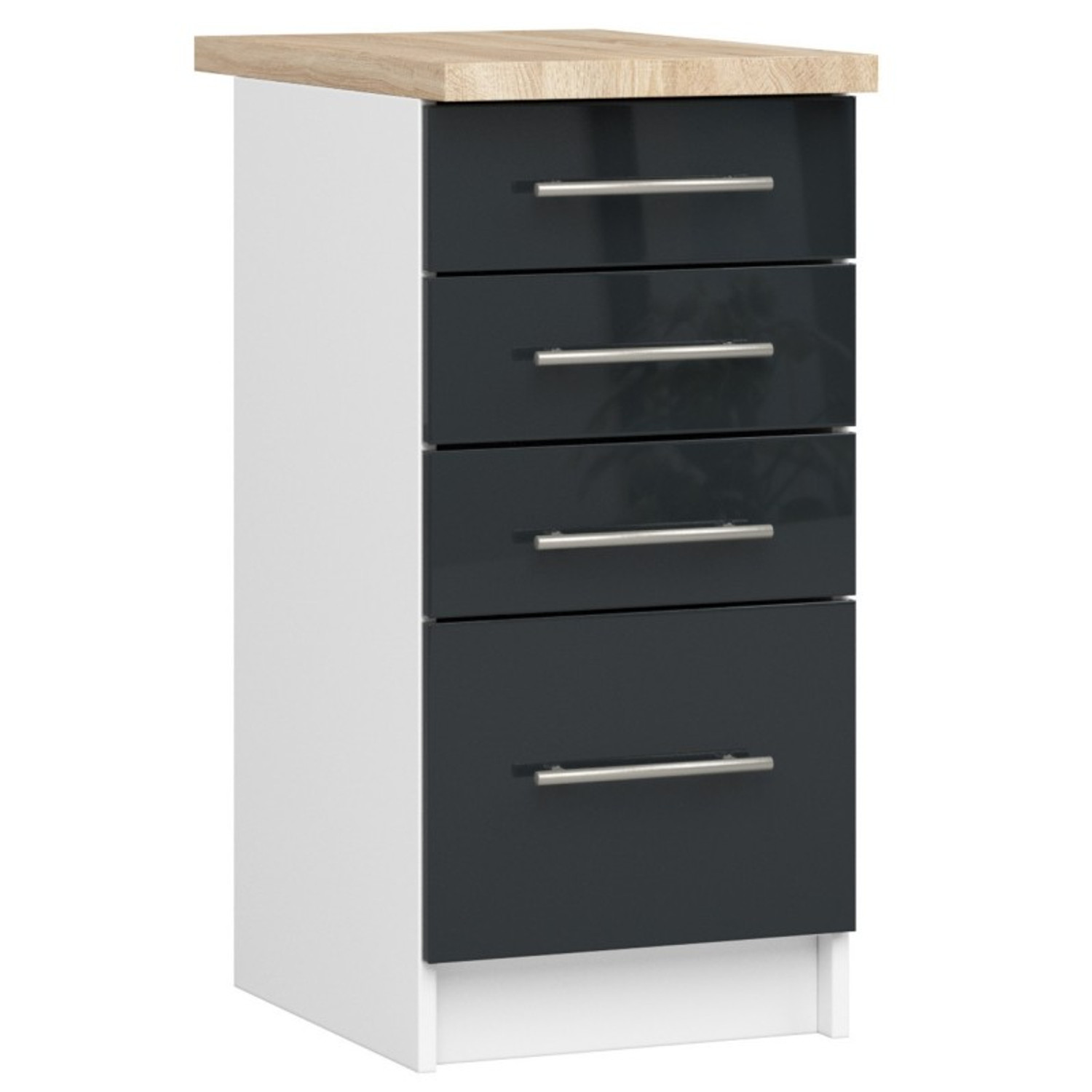 Kuchyňská skříňka OLIVIA S40 SZ4 lesk — fotka 2
