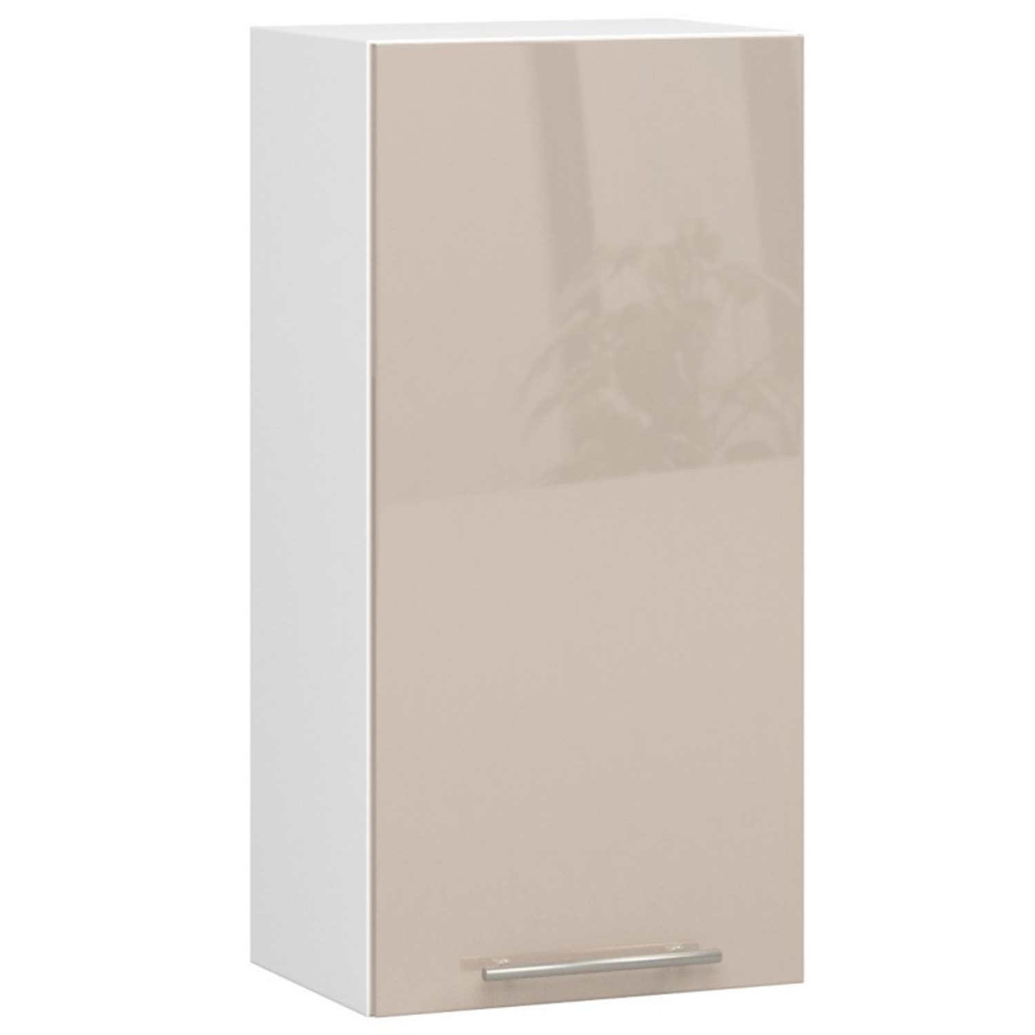 Kuchyňská skříňka OLIVIA W40 H720 - bílá/cappuccino lesk — fotka 2