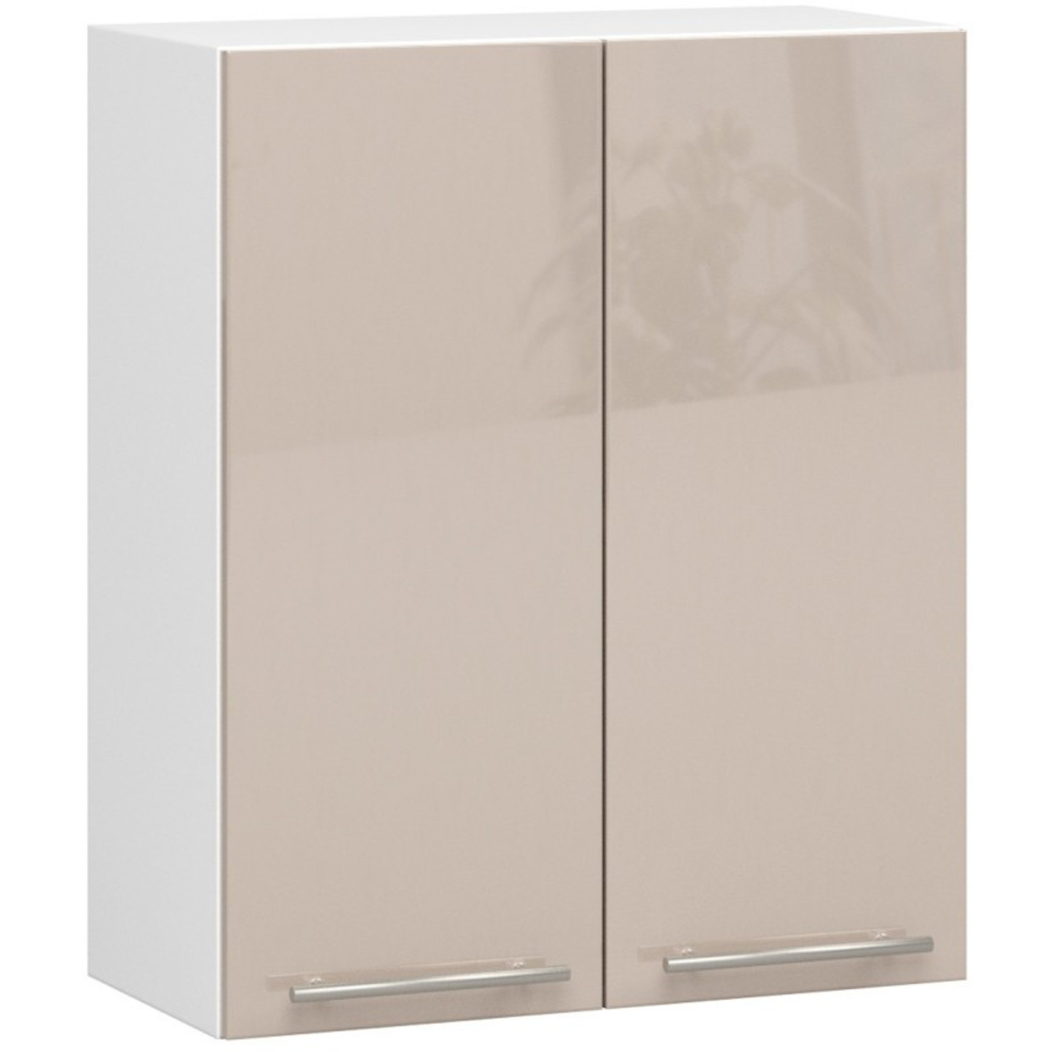 Kuchyňská skříňka OLIVIA W60 H720 - bílá/cappuccino lesk — fotka 2
