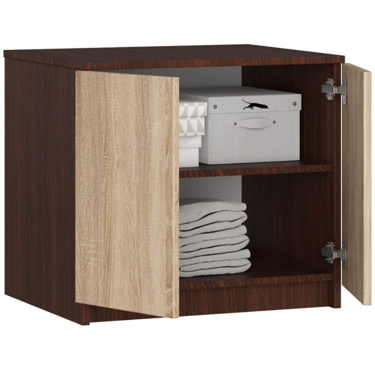 Nástavba na skříň S60 star - wenge/dub sonoma — fotka 3