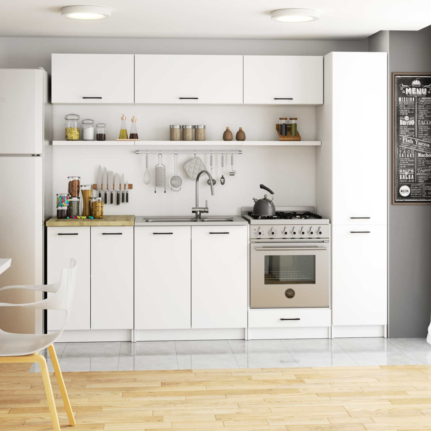 Kuchyňská skříňka OLIVIA S 40 205 cm — fotka 3