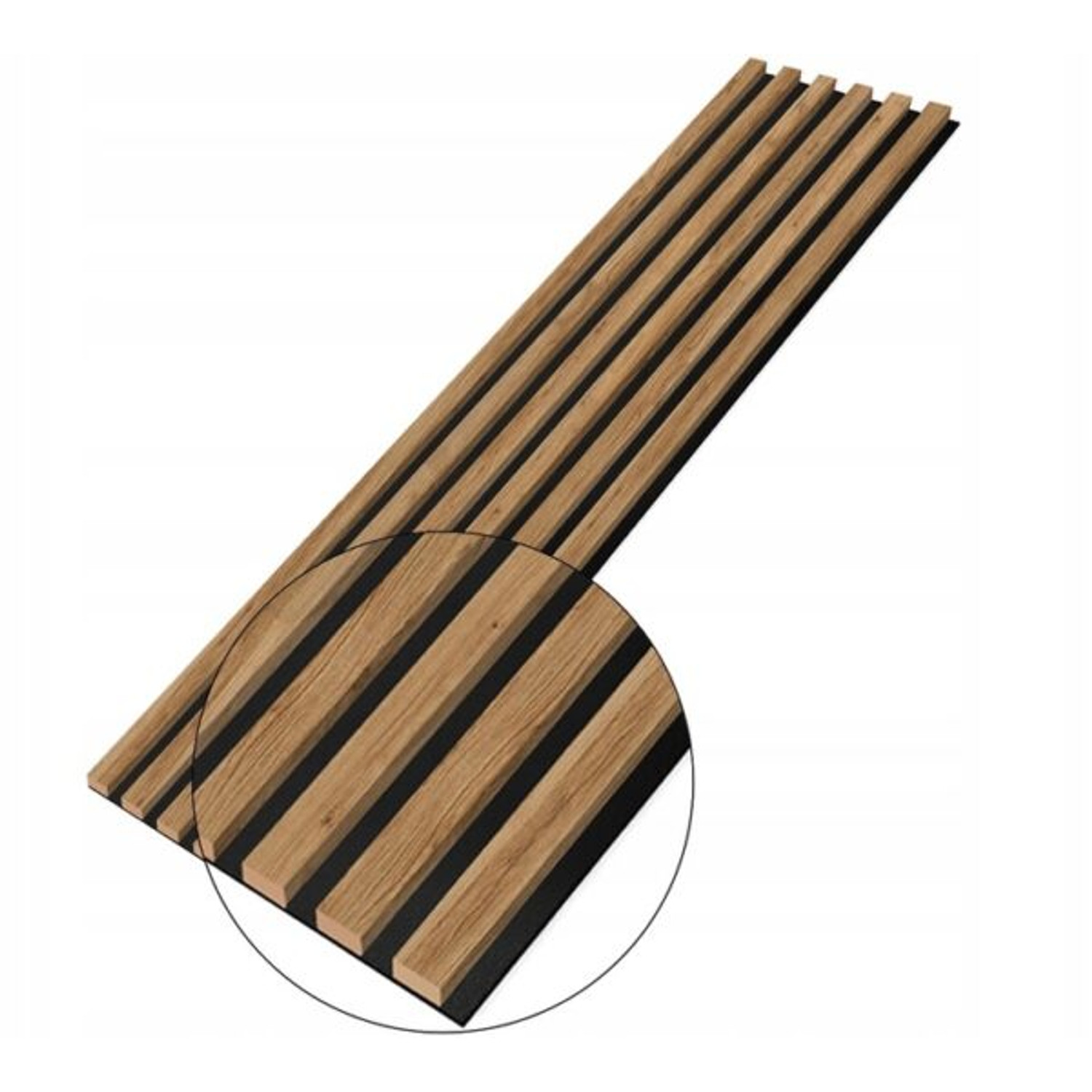 Designov&yacute; panel z lamel Dub Catania - 28 cm - 6 lamel