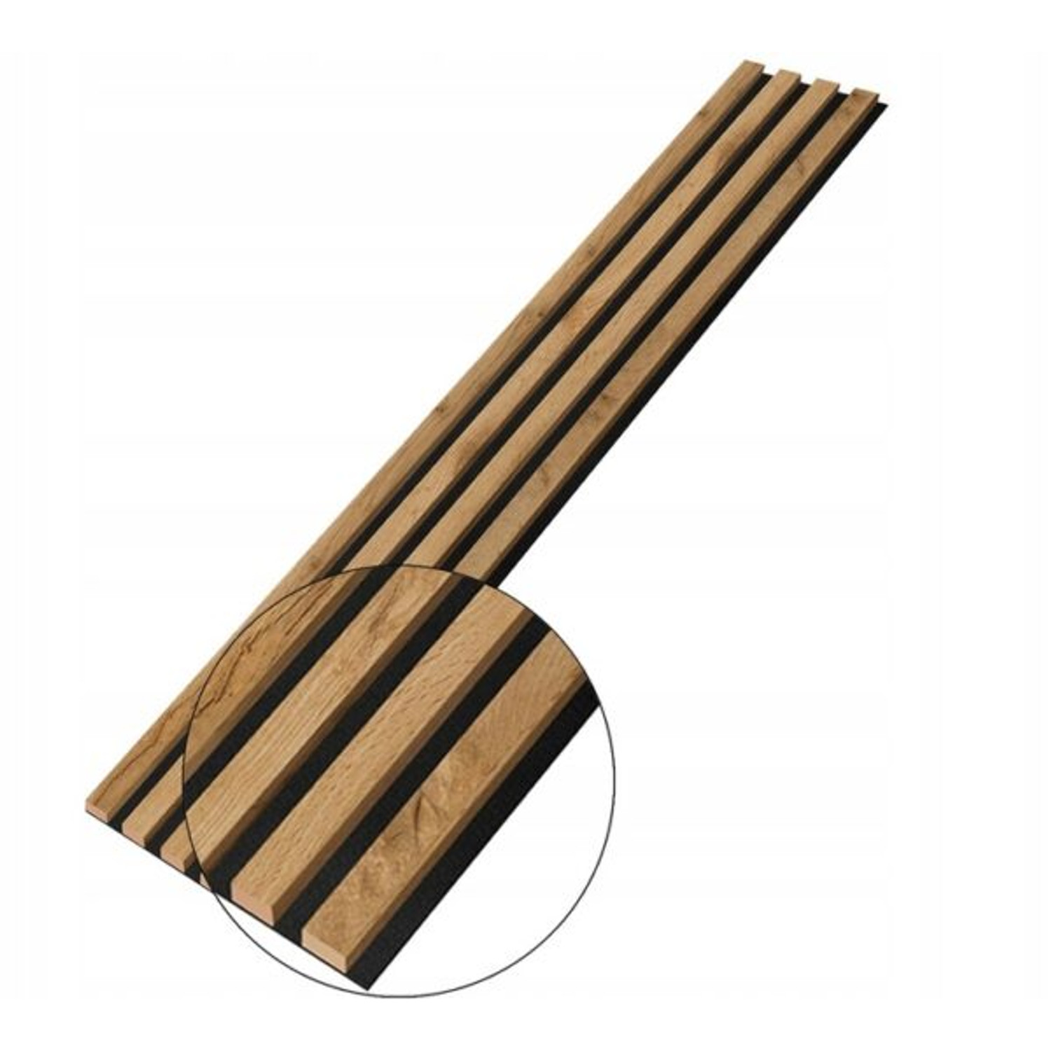 Designový panel z lamel Dub Wotan - 18 cm - 4 lamely