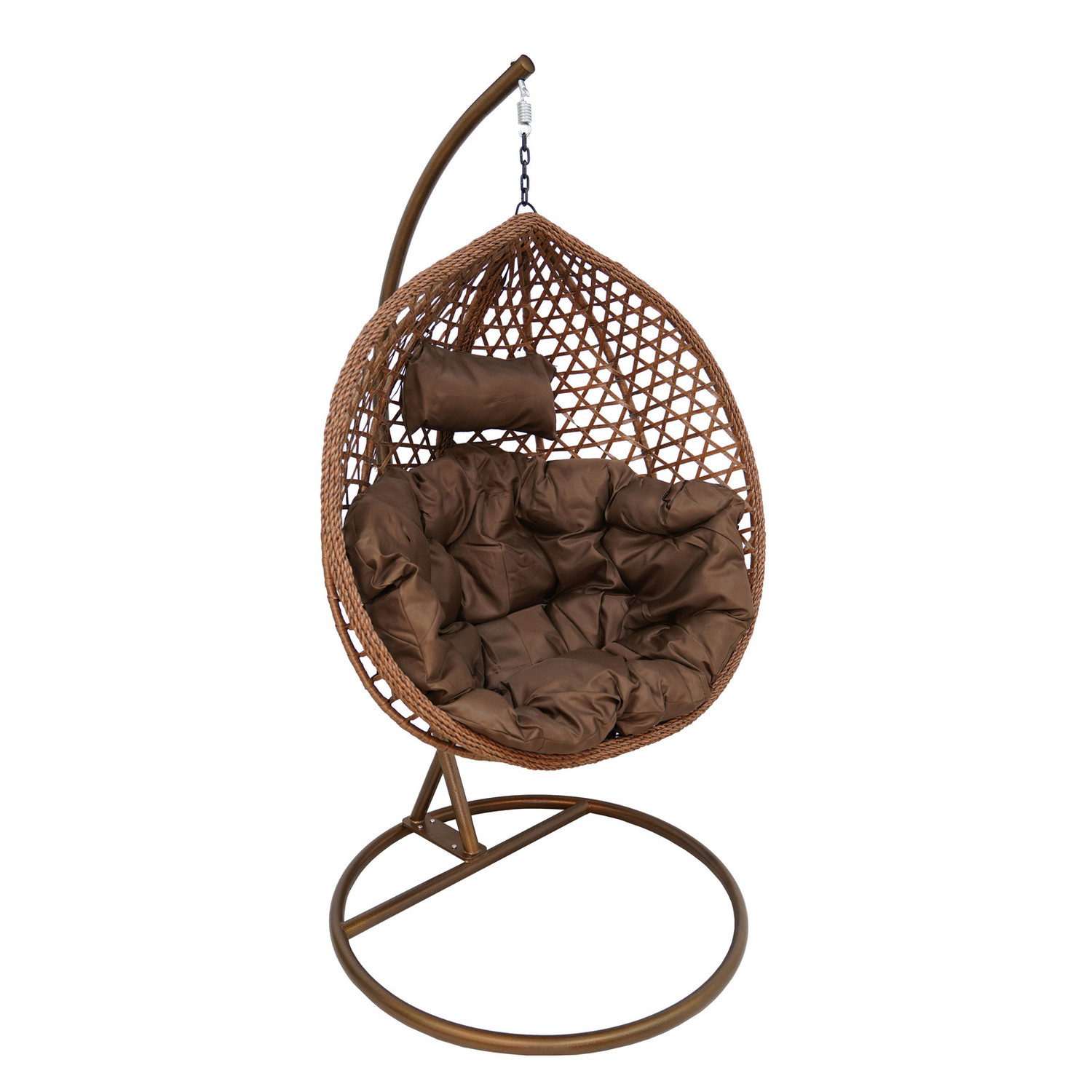 Závěsné křeslo MARTINA - hnědá