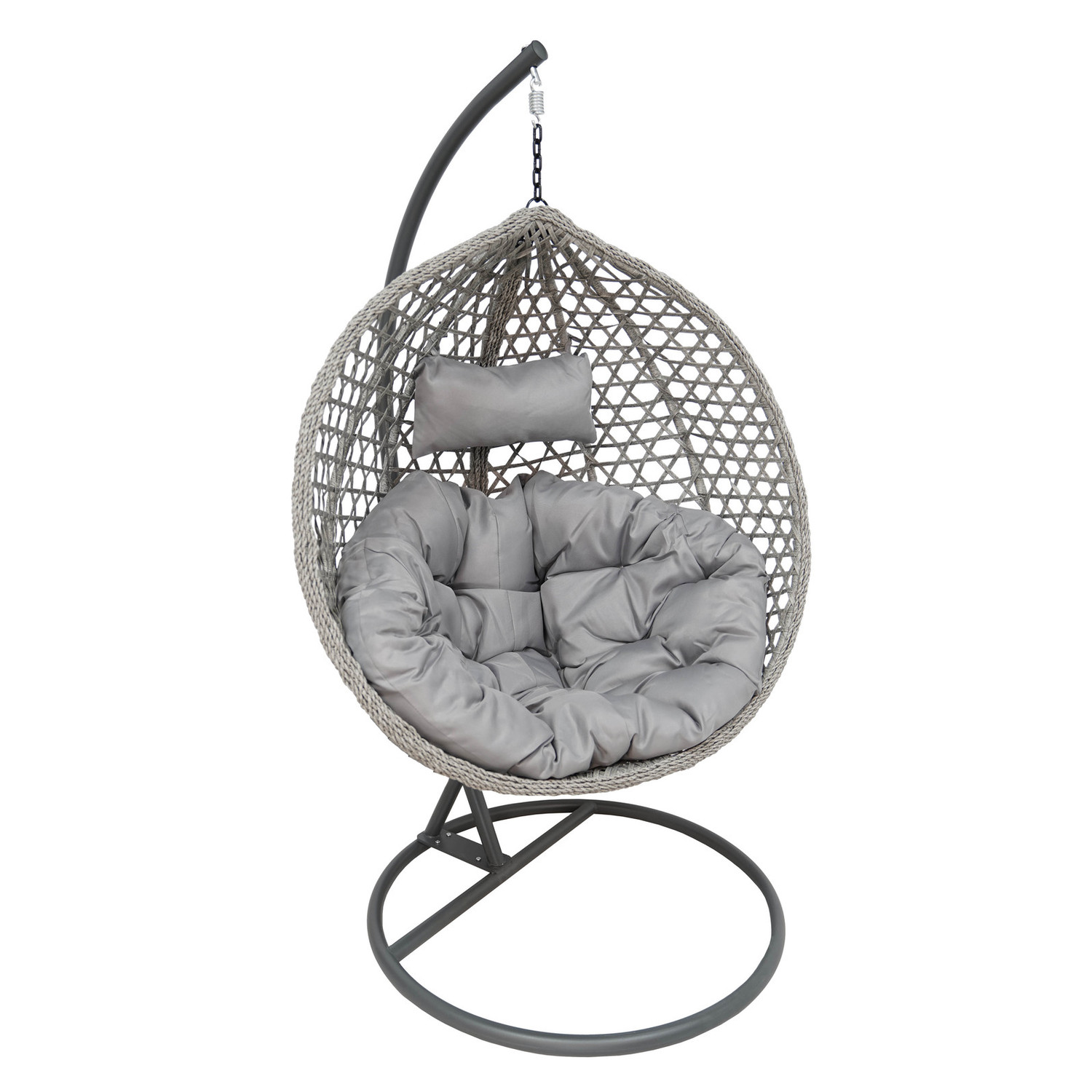 Závěsné křeslo MARTINA - šedá