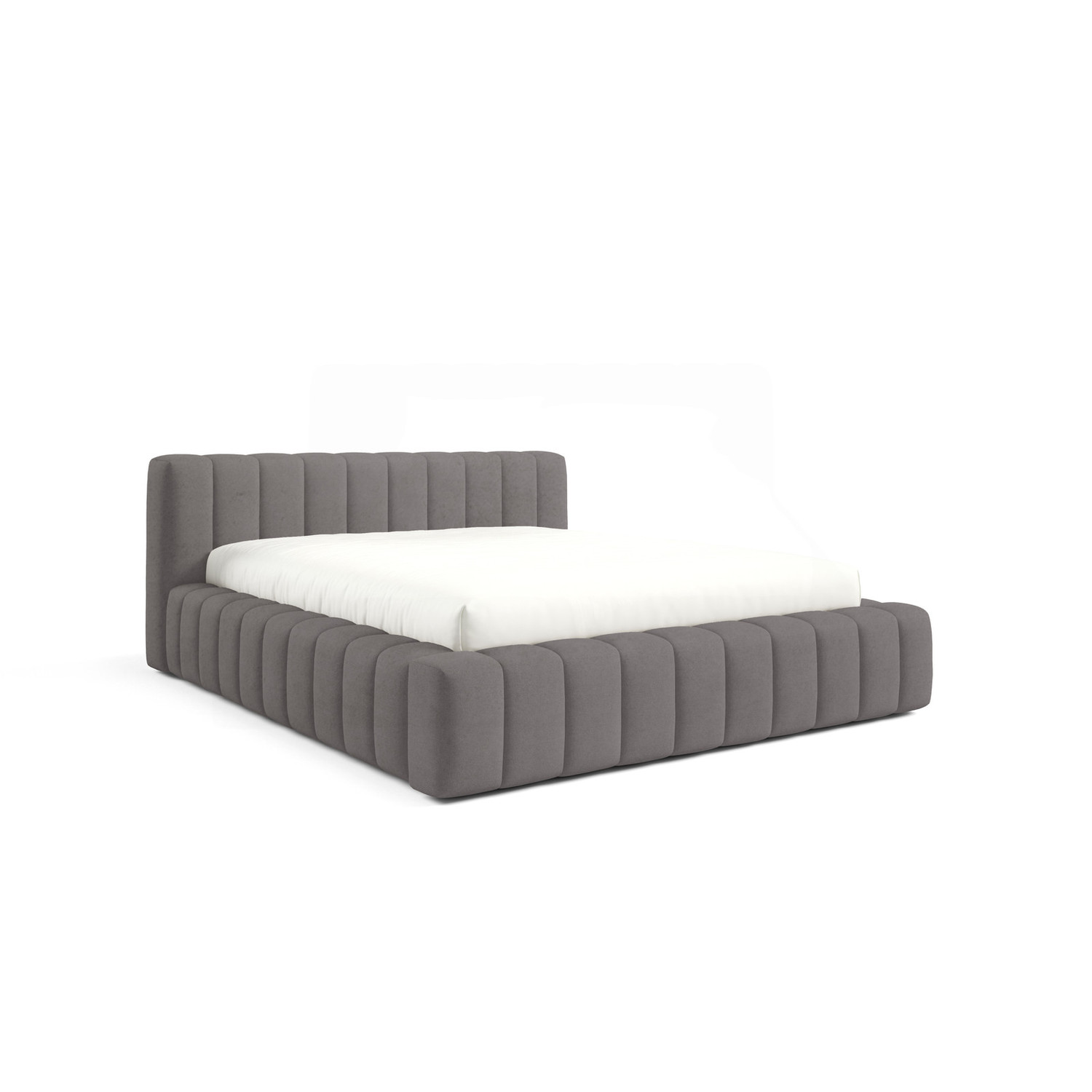 Čalouněn&aacute; postel GINO 160x200 cm s n&iacute;zk&yacute;m čelem &Scaron;ed&aacute; II