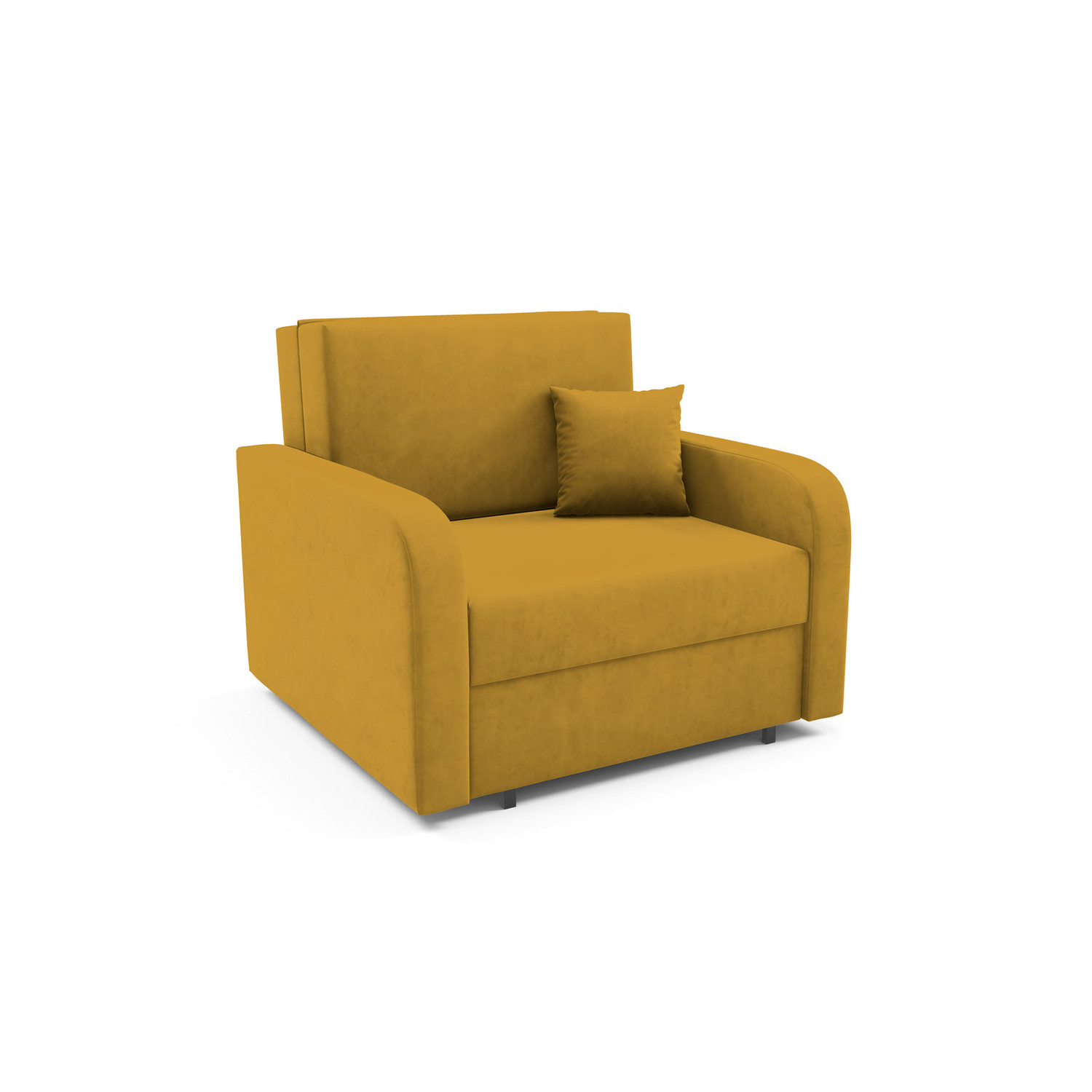 Rozkl&aacute;dac&iacute; pohovka FERONI I Žlut&aacute;