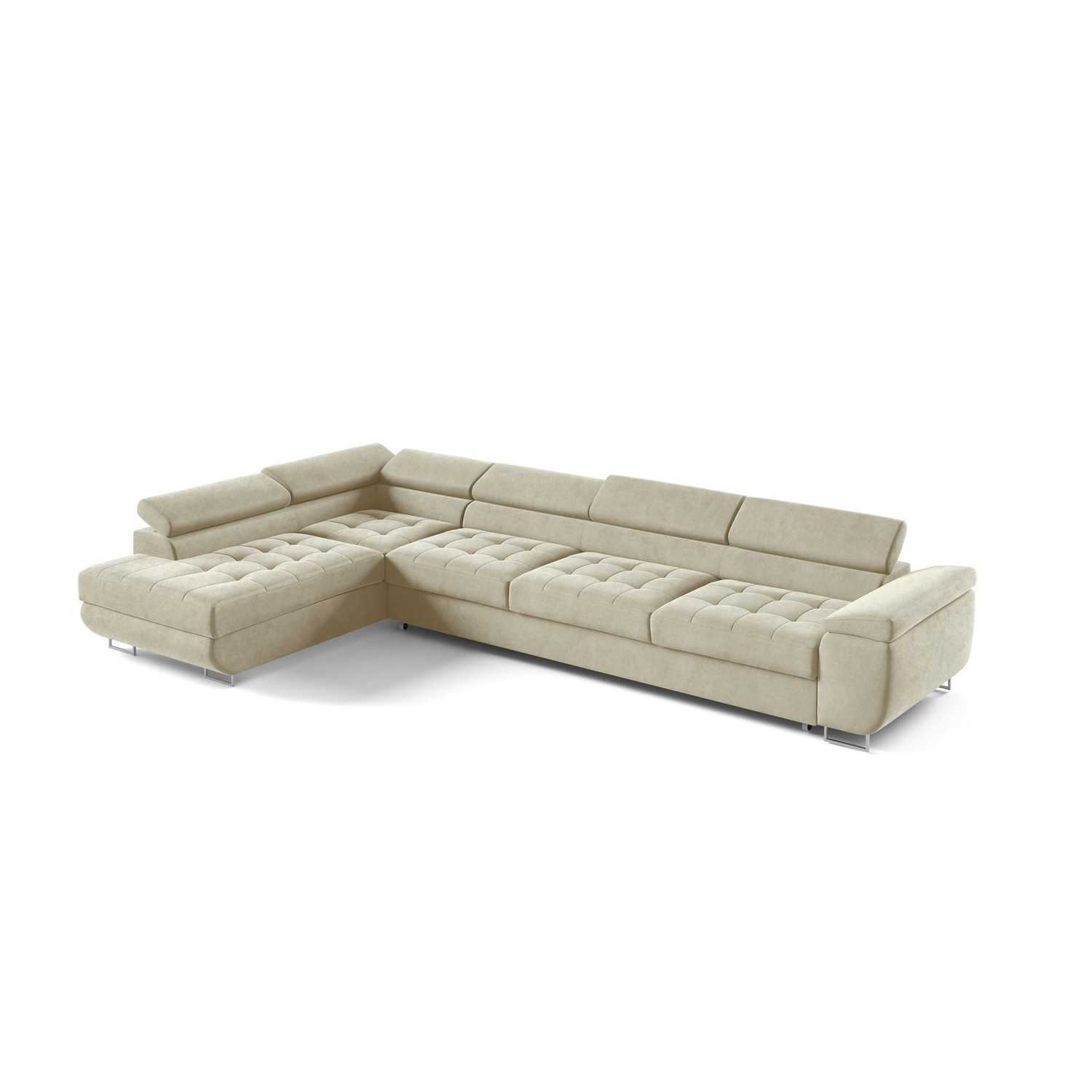 Rohov&aacute; rozkl&aacute;dac&iacute; sedac&iacute; souprava BENJAMIN 155 XL Lev&aacute; &Scaron;ed&aacute; IV