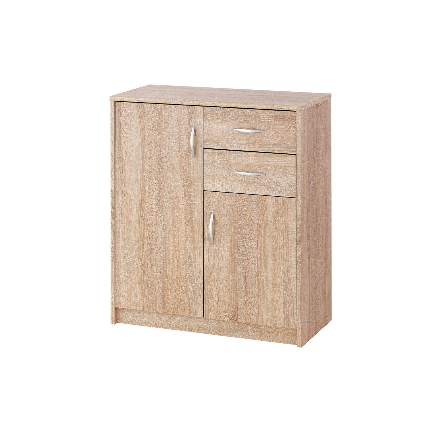 Komoda JULIA K12D2 Grafit/dub wotan