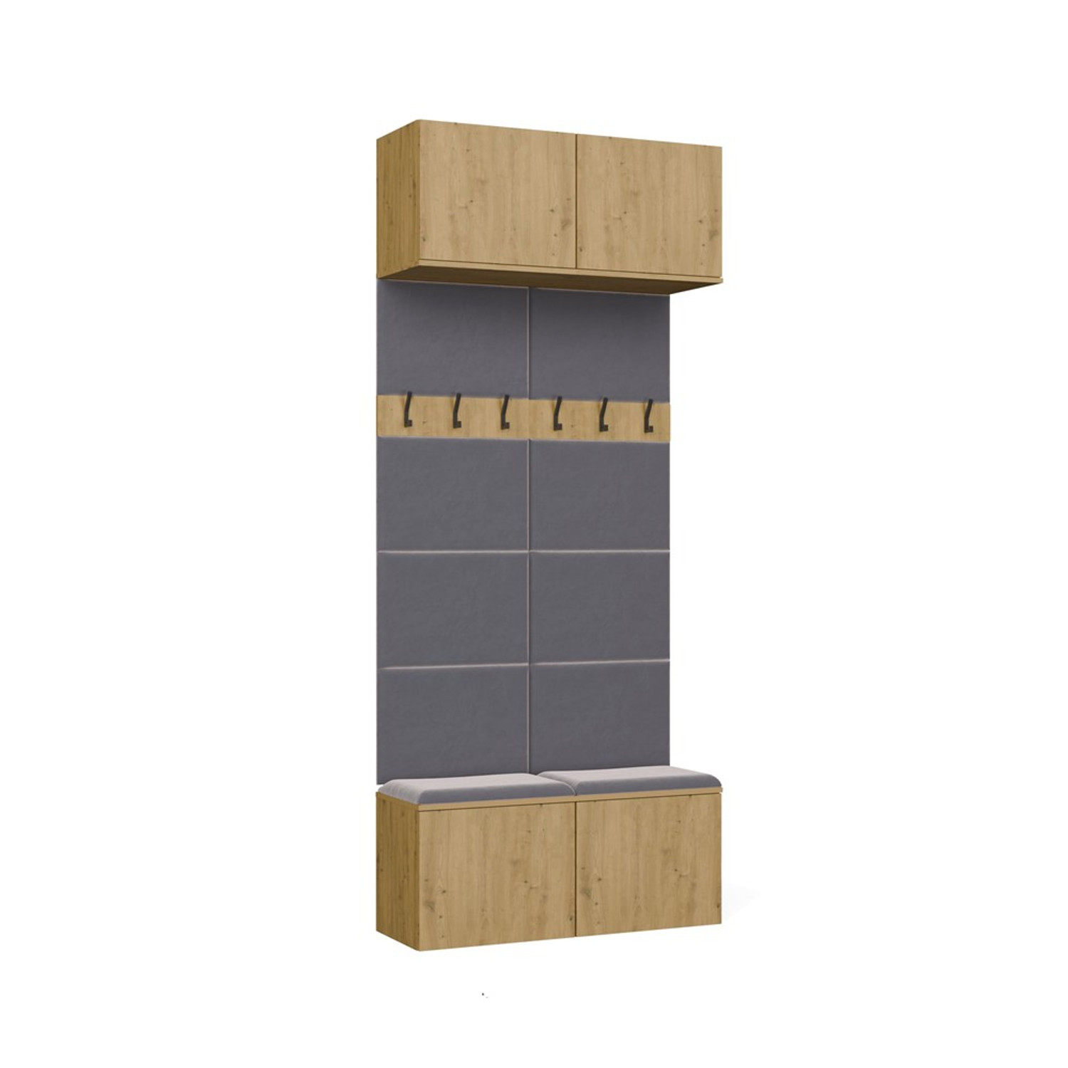 Šatní skříň HAGA II 2W - dub artisan