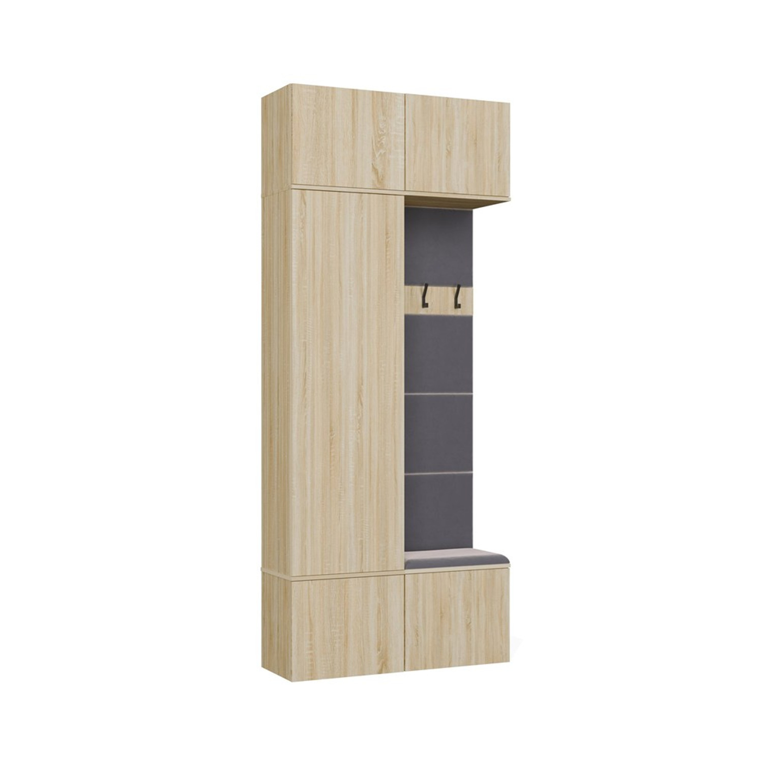 Šatní skříň HAGA II 1Sz1W - dub sonoma
