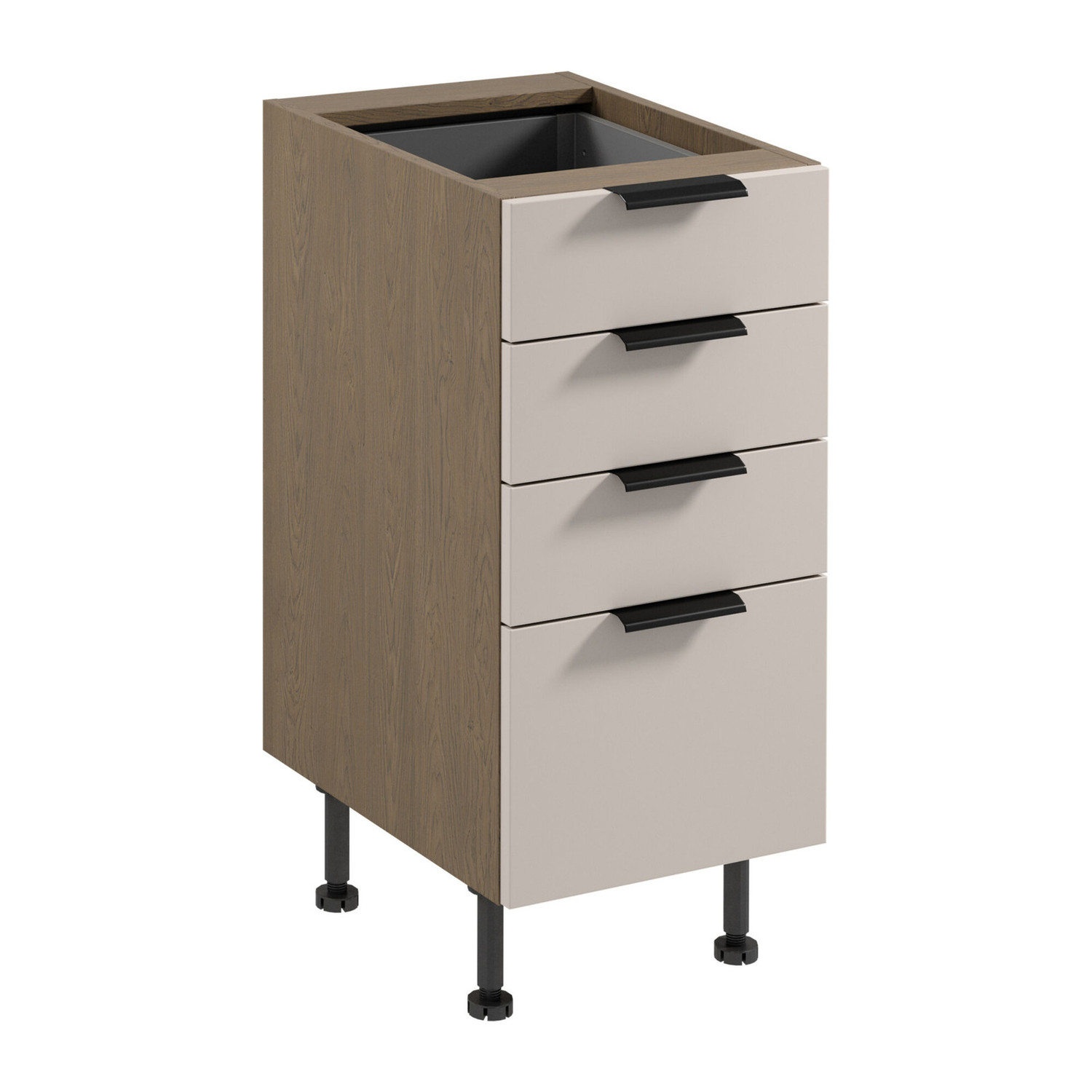 Kuchyňsk&aacute; skř&iacute;ňka SORENTO D40S4 AX -  Baltic Storm B&eacute;žov&aacute;