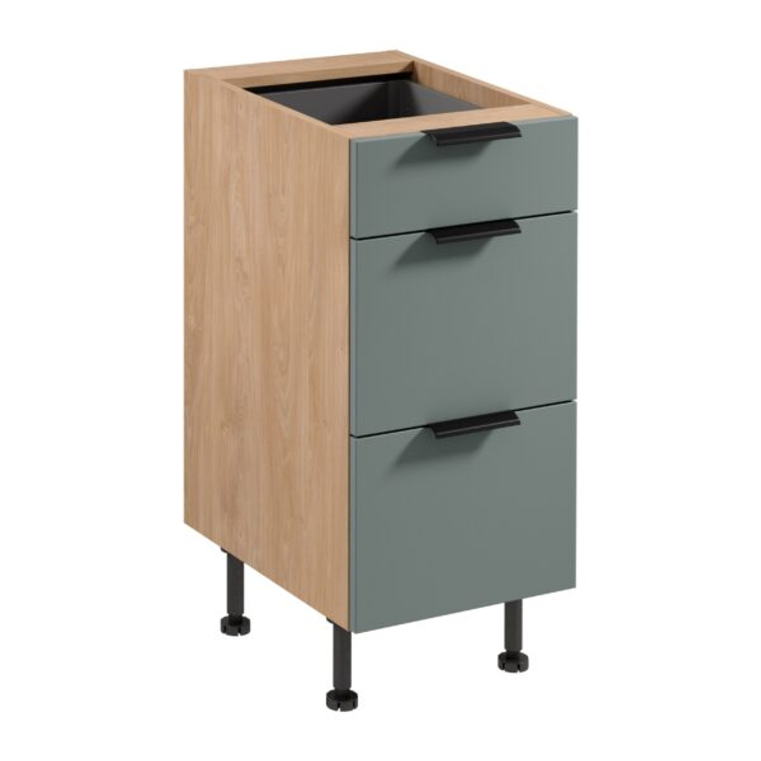 Kuchyňsk&aacute; skř&iacute;ňka SORENTO D40S3 - P/L AX - Puccini Zelen&aacute;